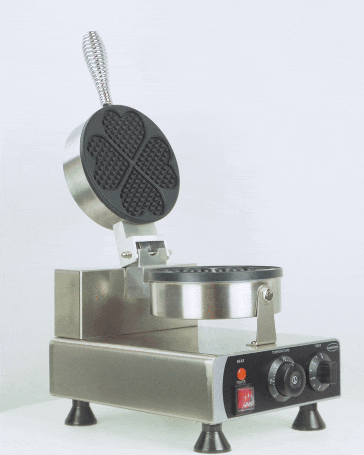 CombiSteel WAFFLE IRON 4PCS HEART SHAPE