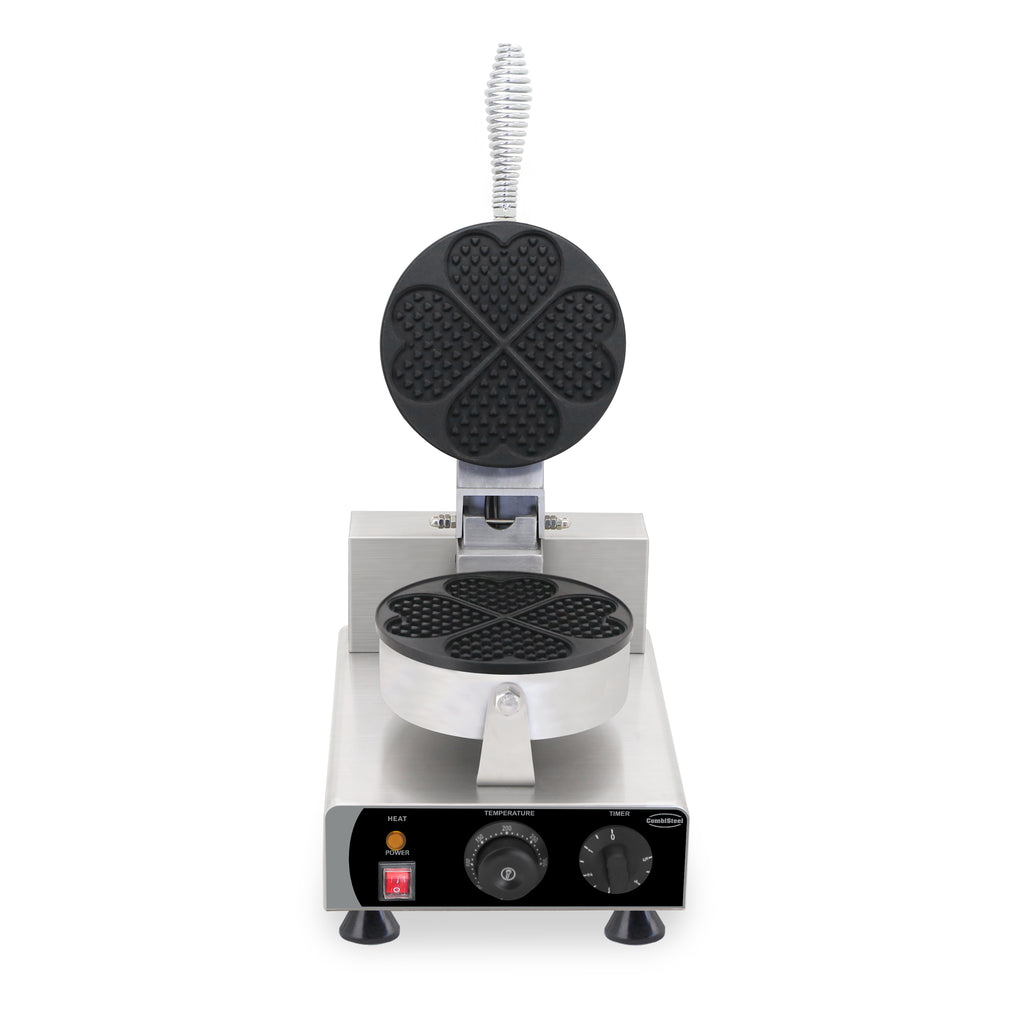 CombiSteel WAFFLE IRON 4PCS HEART SHAPE