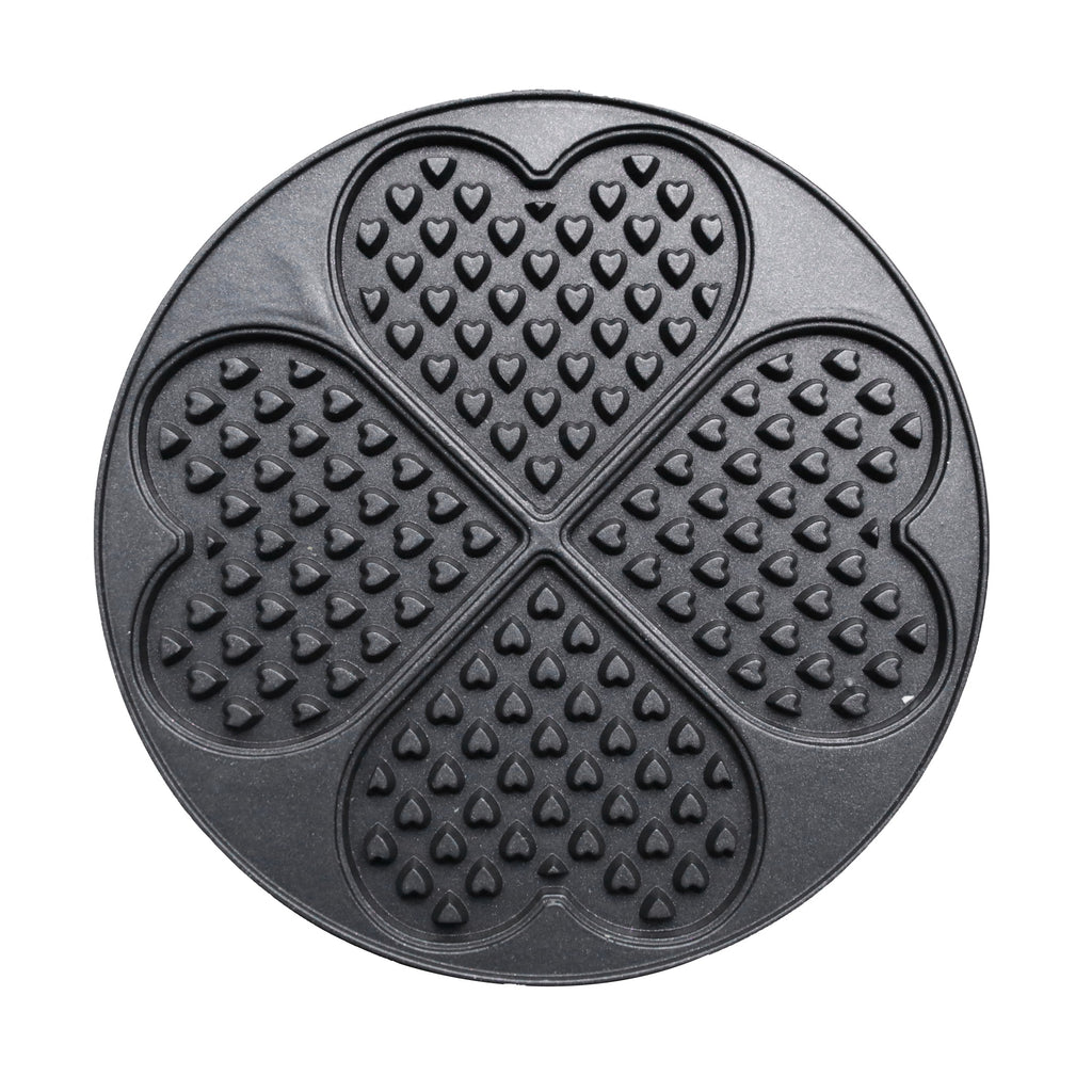 CombiSteel WAFFLE IRON 4PCS HEART SHAPE