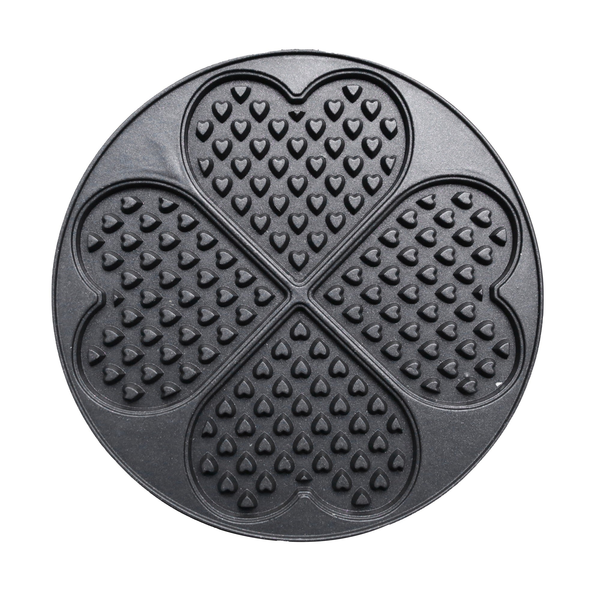 CombiSteel WAFFLE IRON 4PCS HEART SHAPE