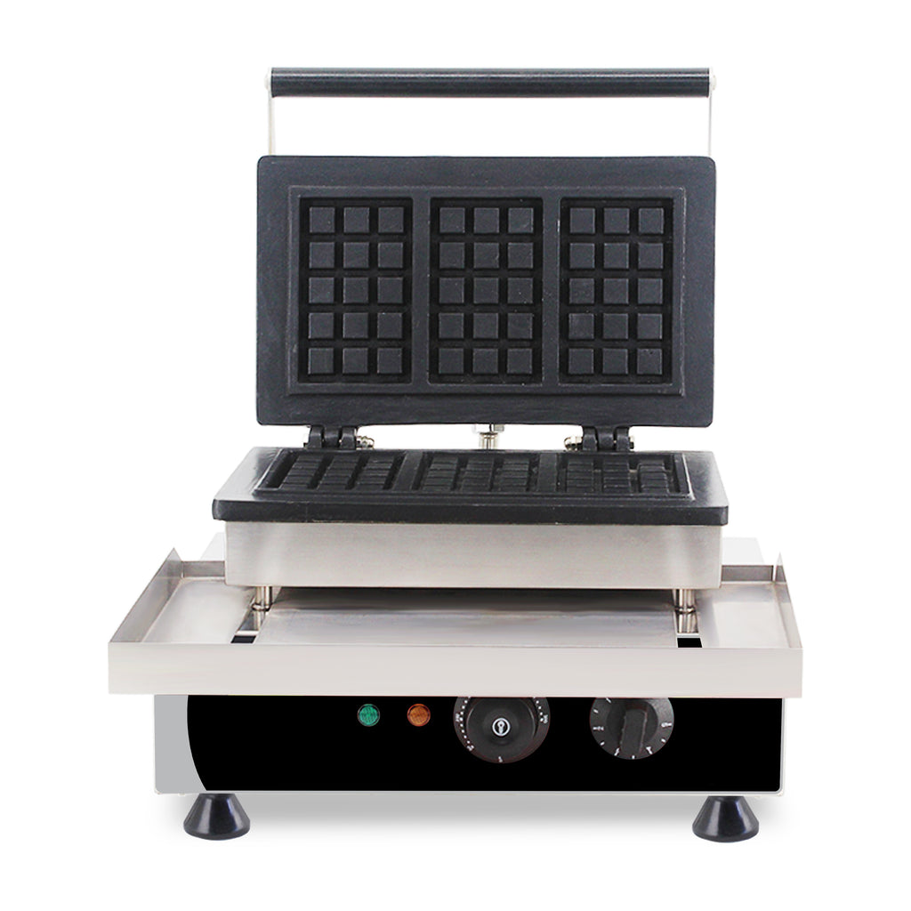 CombiSteel WAFFLE IRON 3PCS BRUSSELS WAFFLE
