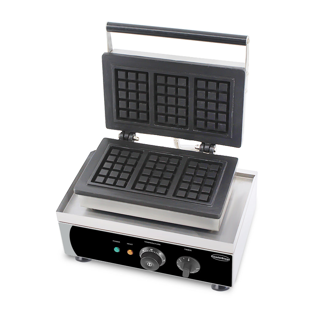 CombiSteel WAFFLE IRON 3PCS BRUSSELS WAFFLE