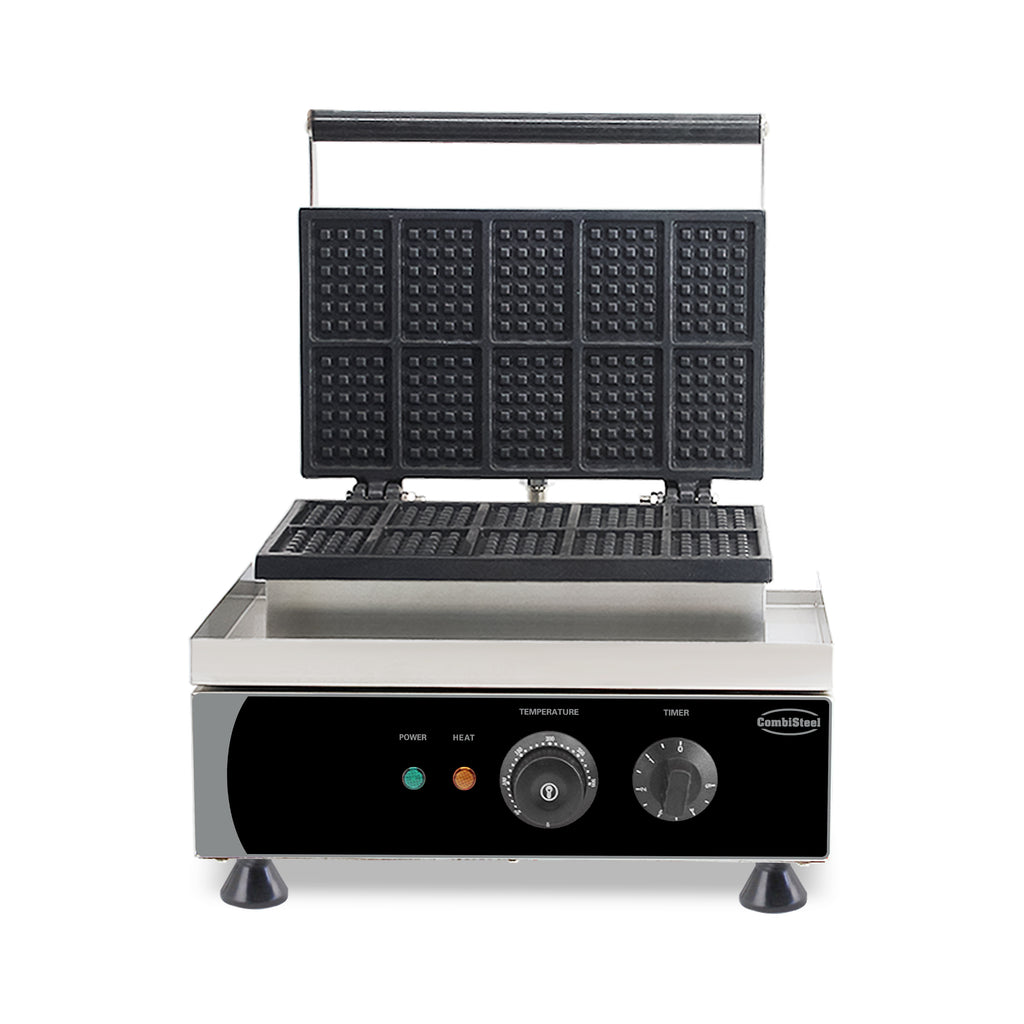 CombiSteel WAFFLE IRON 10PCS BRUSSELS WAFFLE
