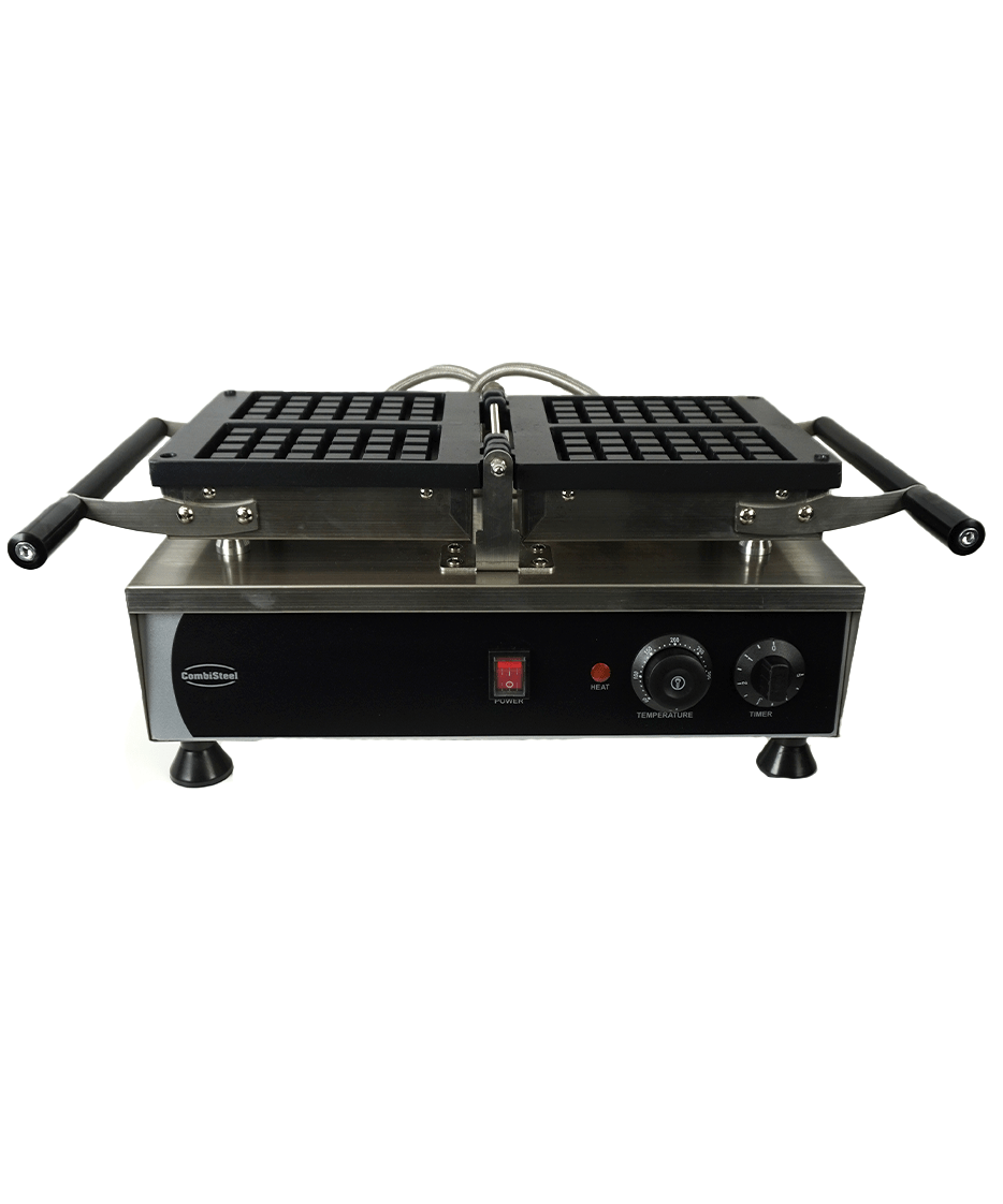 CombiSteel ROTATING WAFFLE IRON 2PCS BRUSSELS WAFFLE