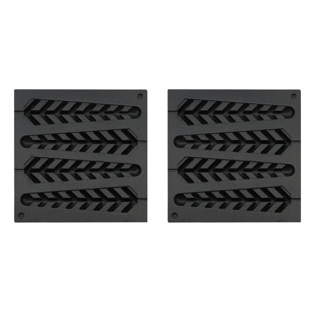 CombiSteel WAFFLE IRON 4PCS PINE TREE LOLLIPOP