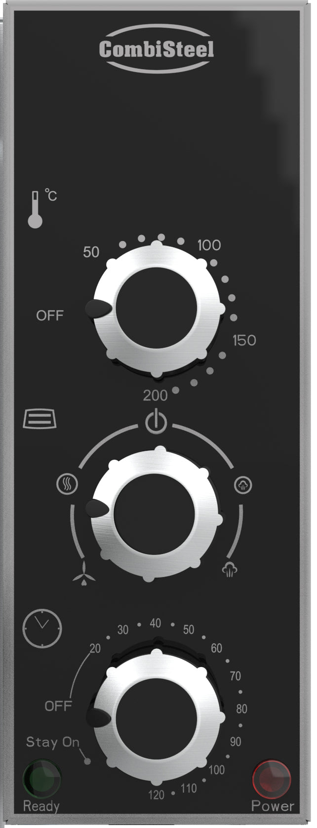 CombiSteel ELEC. CONVECTION-/ STEAM OVEN 3X2/3GN