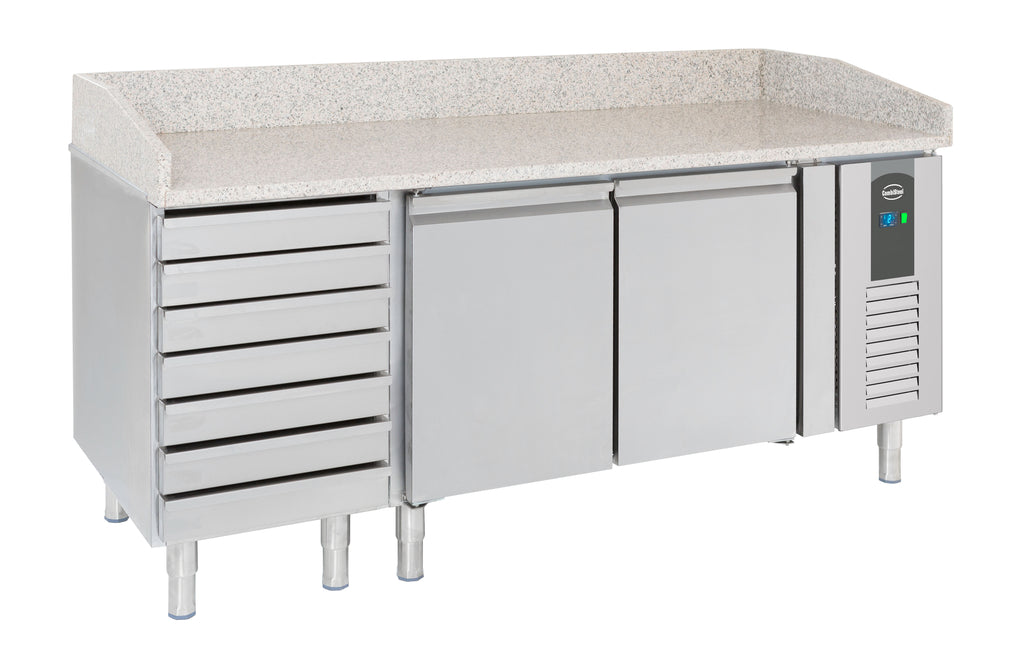 CombiSteel PIZZA COUNTER 2 DOORS 7 DOUGH DRAWERS