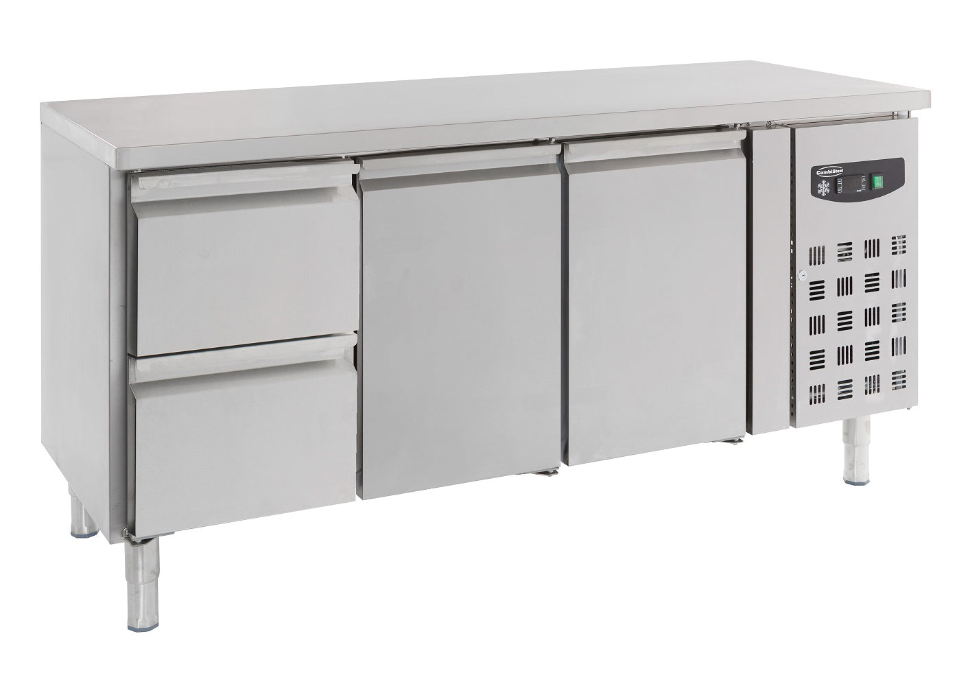 CombiSteel 700 REFRIGERATED COUNTER 2 DOORS AND 2 DRAWERS – commercial catering equipment