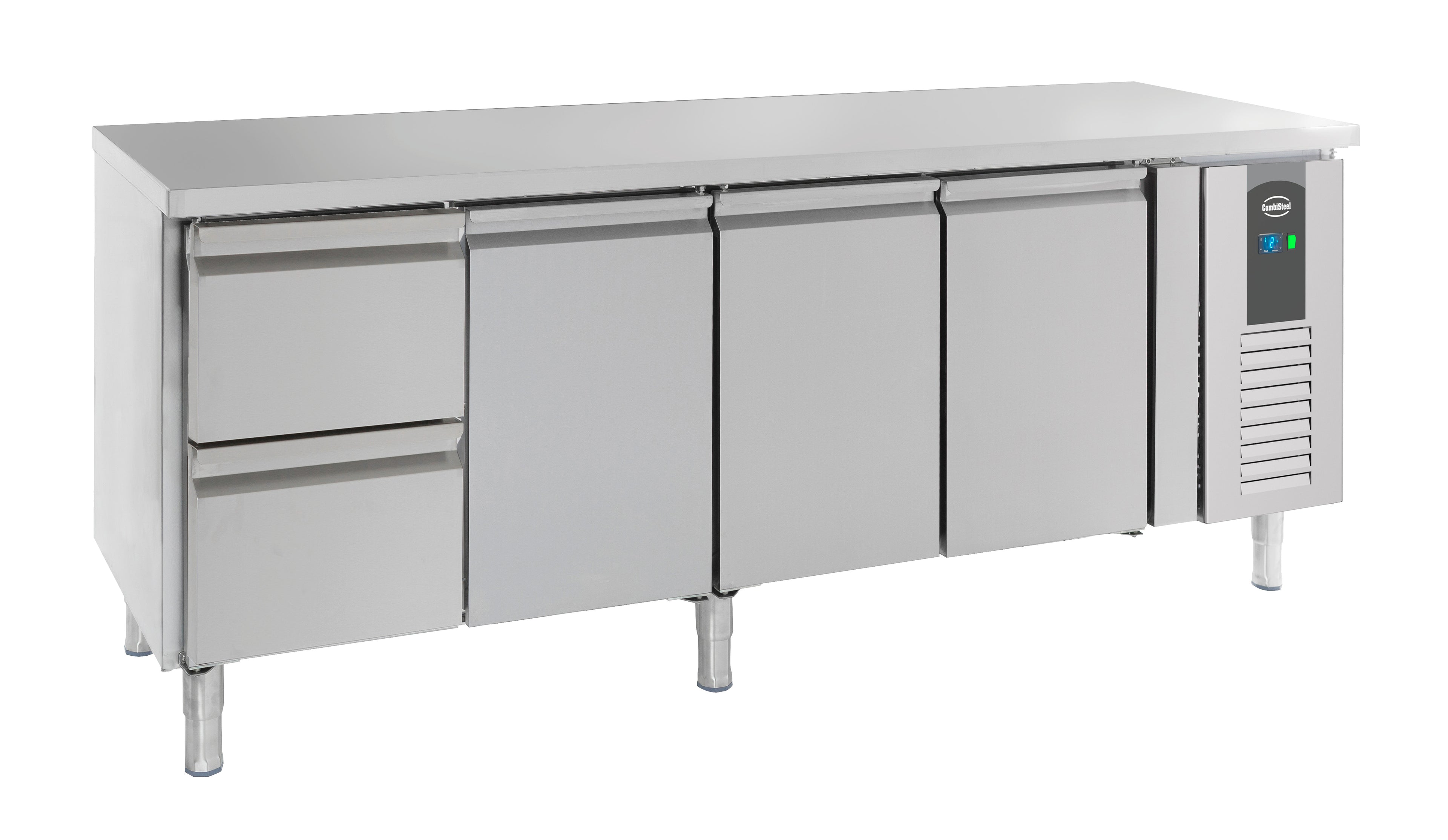 CombiSteel 700 REFRIGERATED COUNTER 3 DOORS AND 2 DRAWERS – commercial catering equipment