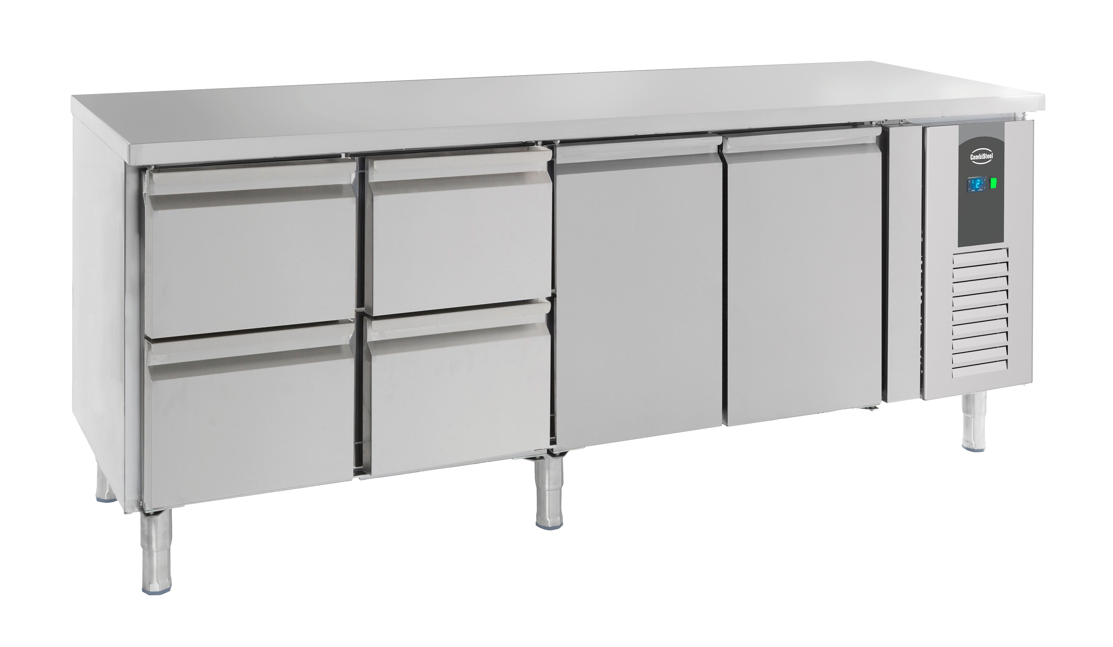 CombiSteel 700 REFRIGERATED COUNTER 2 DOORS AND 4 DRAWERS – commercial catering equipment