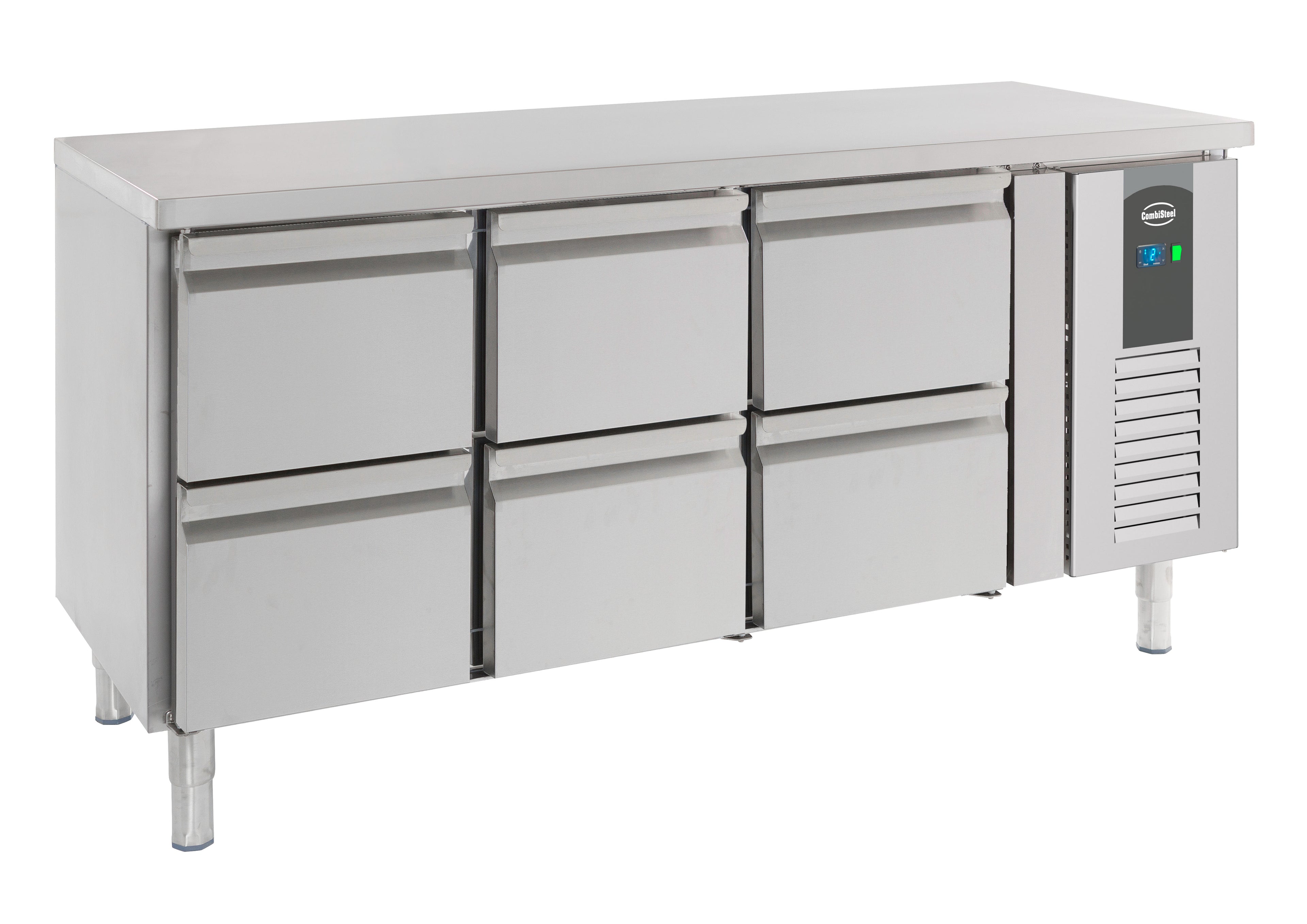 CombiSteel 700 REFRIGERATED COUNTER 6 DRAWERS – commercial catering equipment