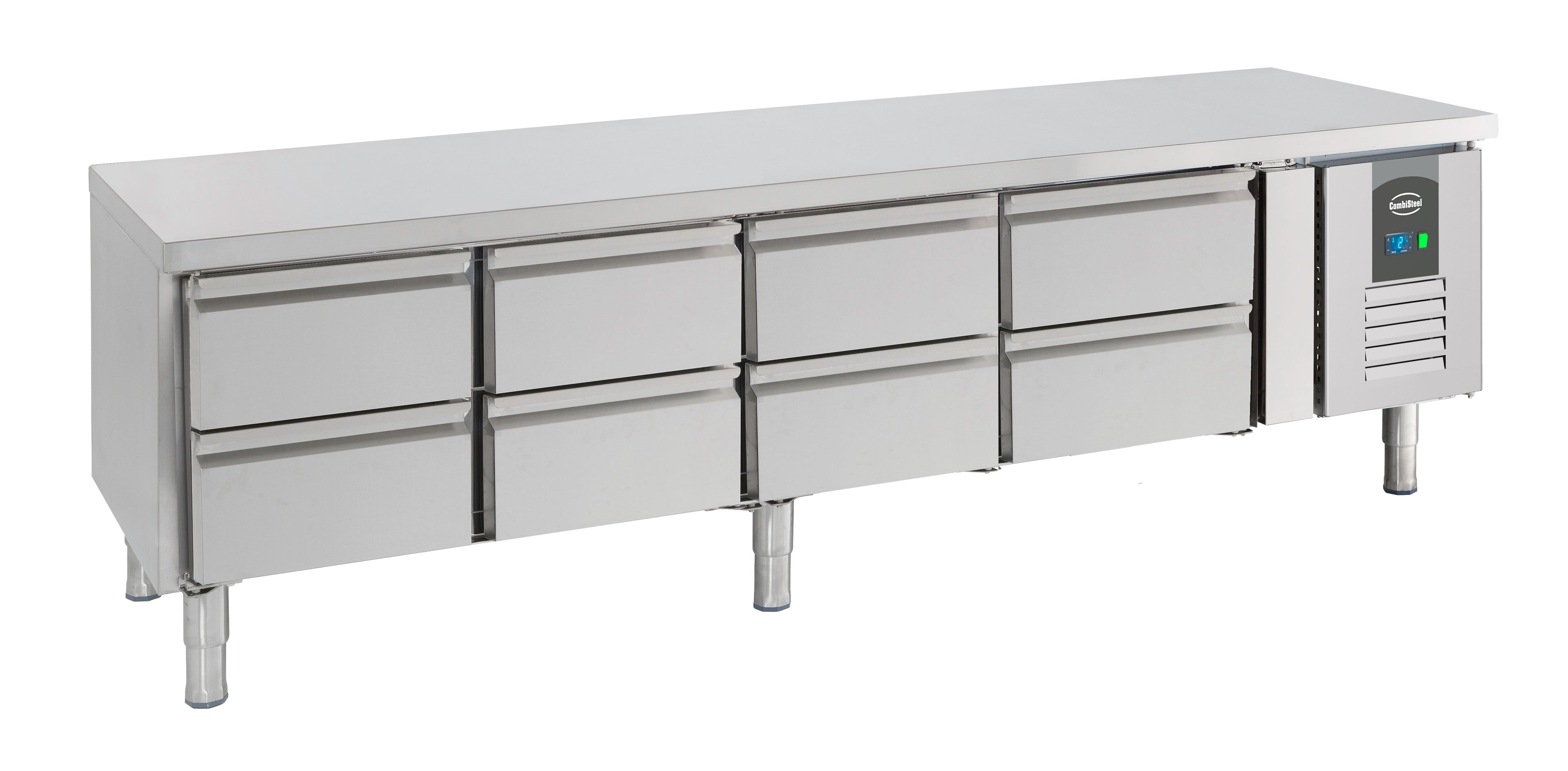 CombiSteel REFRIGERATED COUNTER 650 HEIGHT 8 DRAWERS – commercial catering equipment