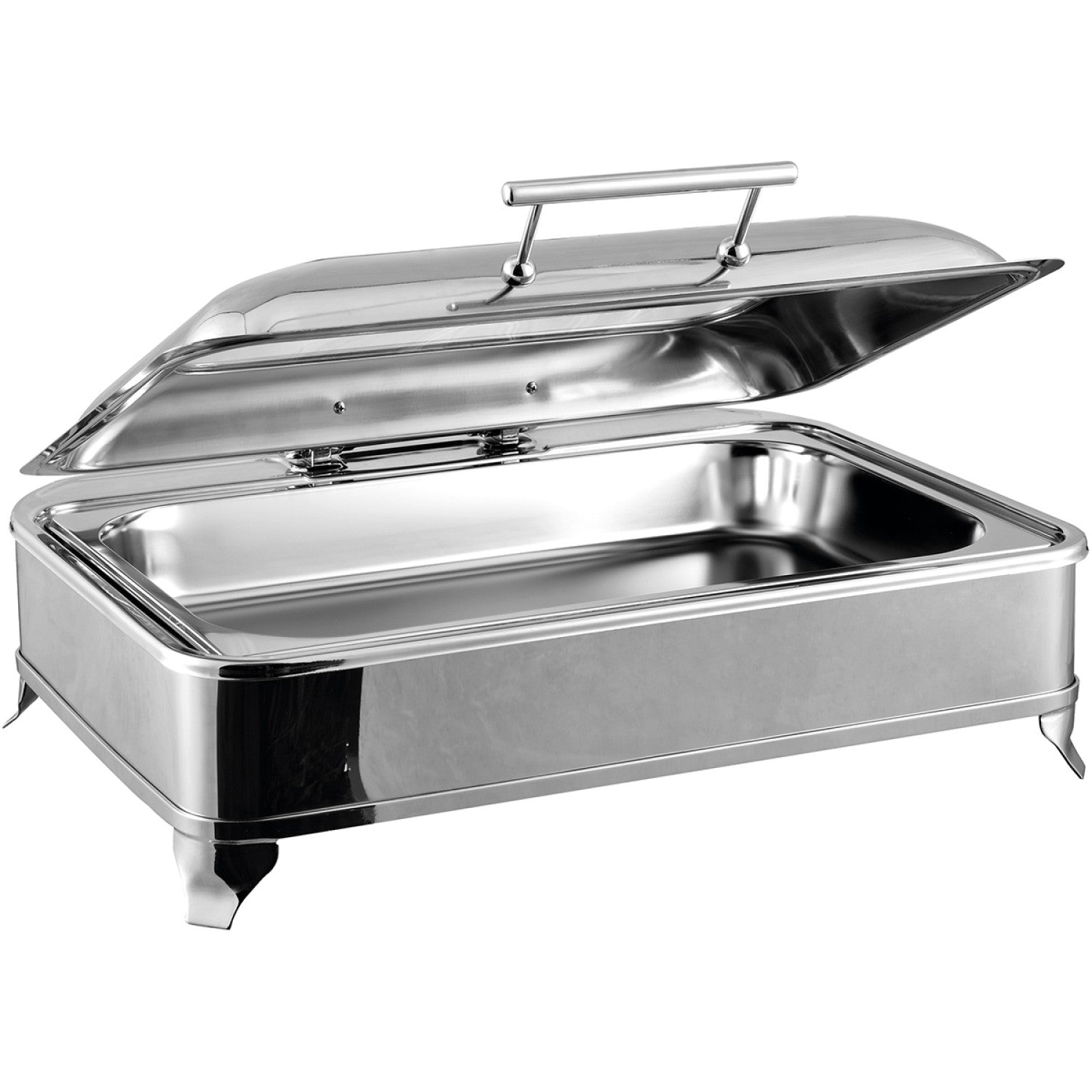 Chafing Dish Electric heating GN1/1 Glass lid Stainless steel 9 litres AD1102