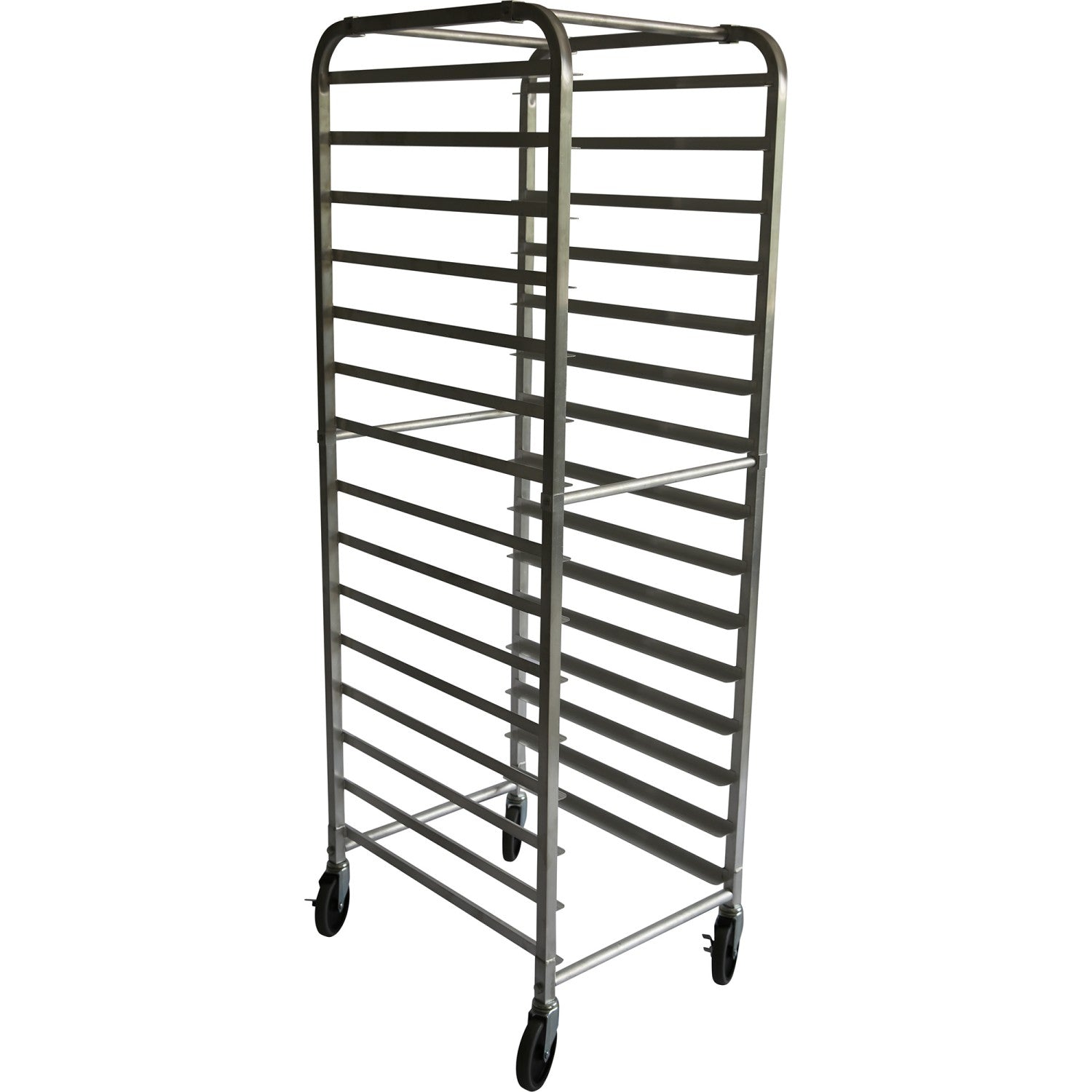 Rack/Tray/Pan Trolley Aluminium for 660x460x1753mm sheet pan 15 tier ALRK15
