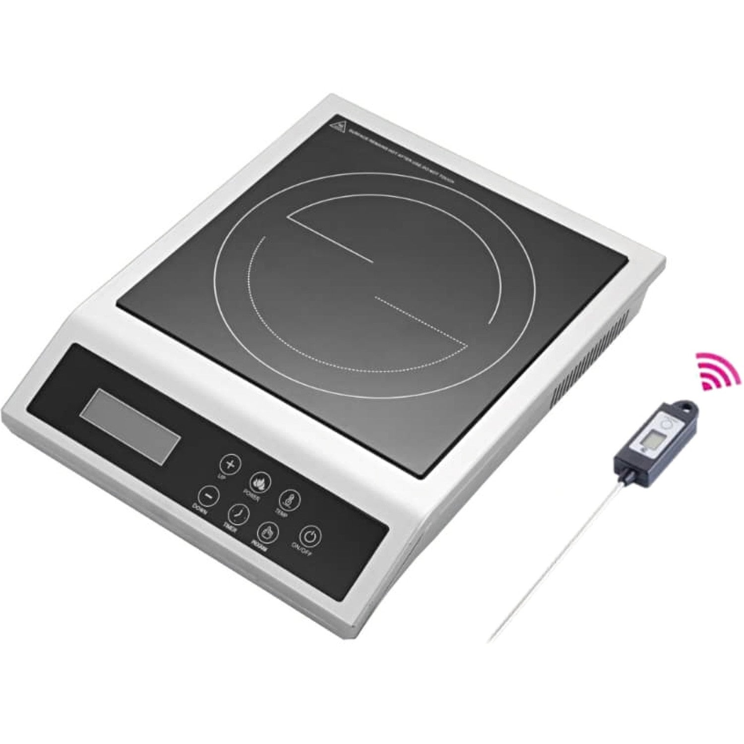 Commercial Induction cooker 2.5kW with Core temperature probe AMD125