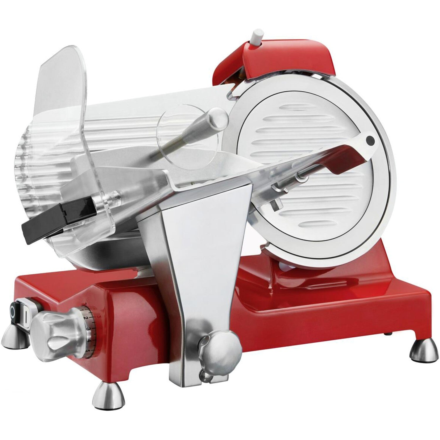 Commercial Meat slicer 8''/220mm Aluminium Coated Red BF220ROUGE
