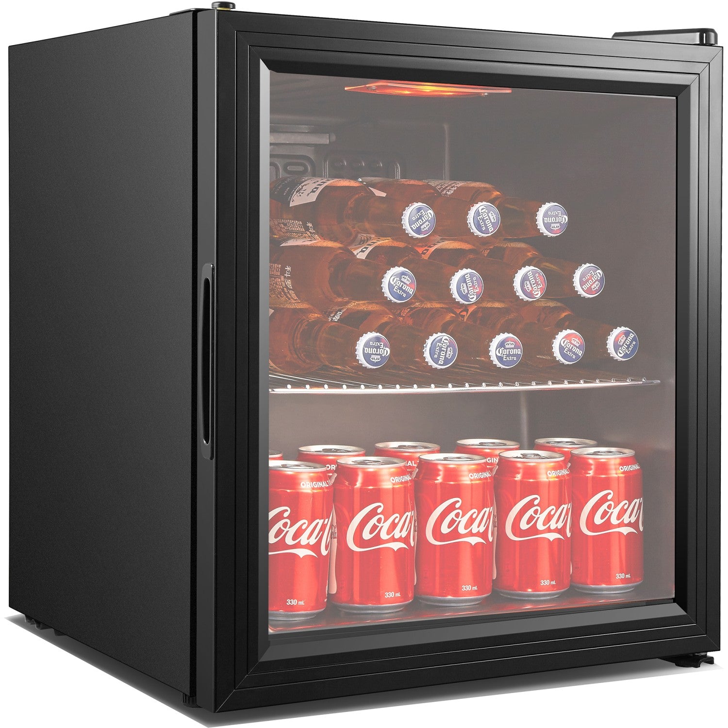 Bottle cooler Glass door 50 litres Black BC50