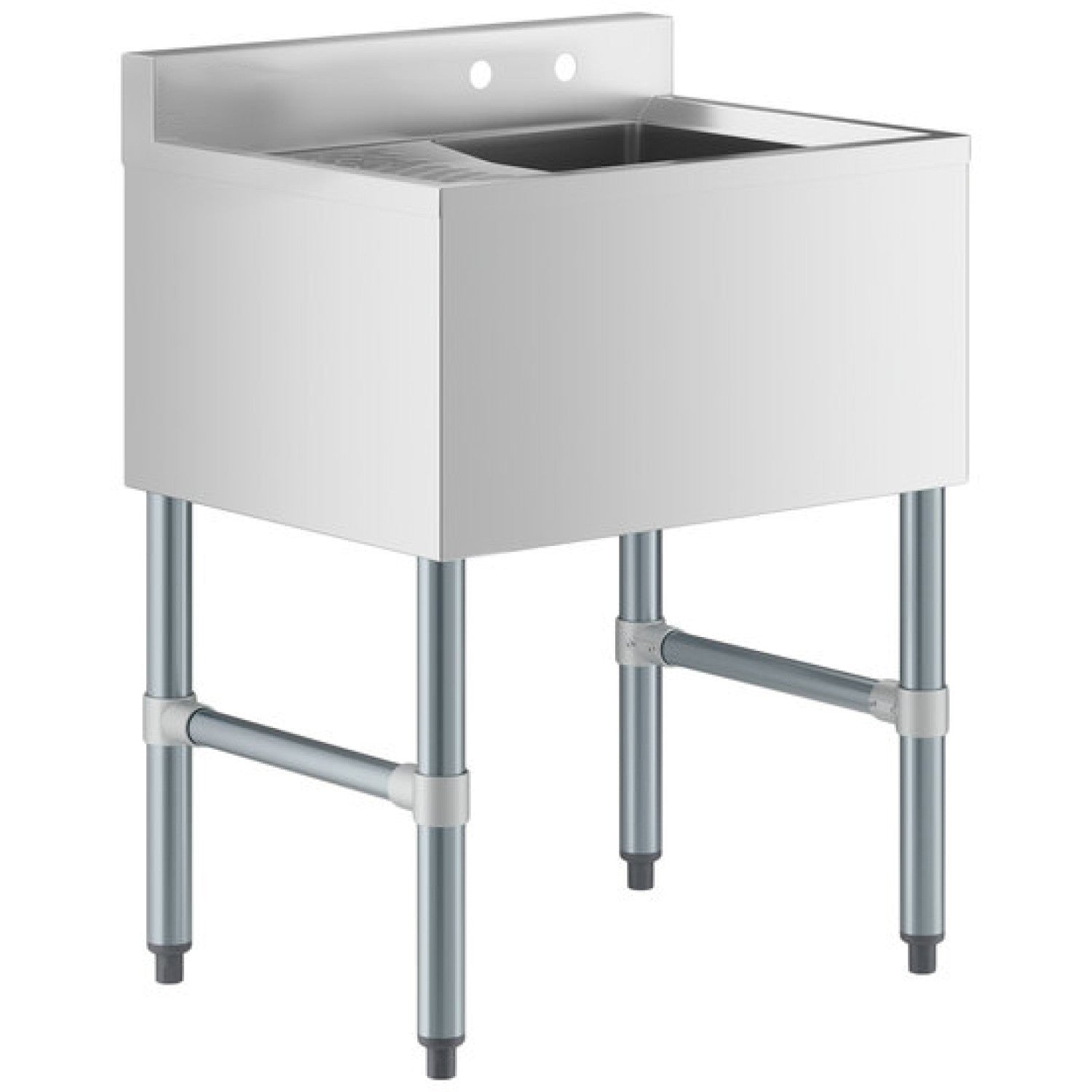 Commercial Sink Stainless steel 1 Bowl Left side Drain board BS1T24L