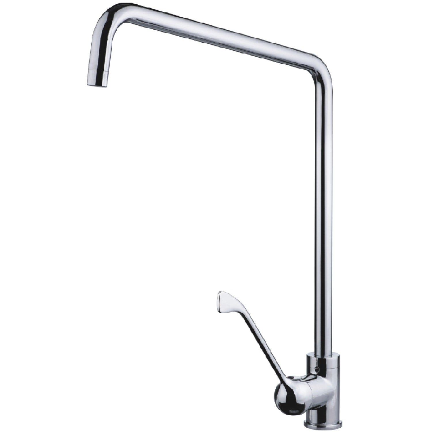 Tall Lever-Handle Mixer Tap with High Swivel Spout Chrome BXF204