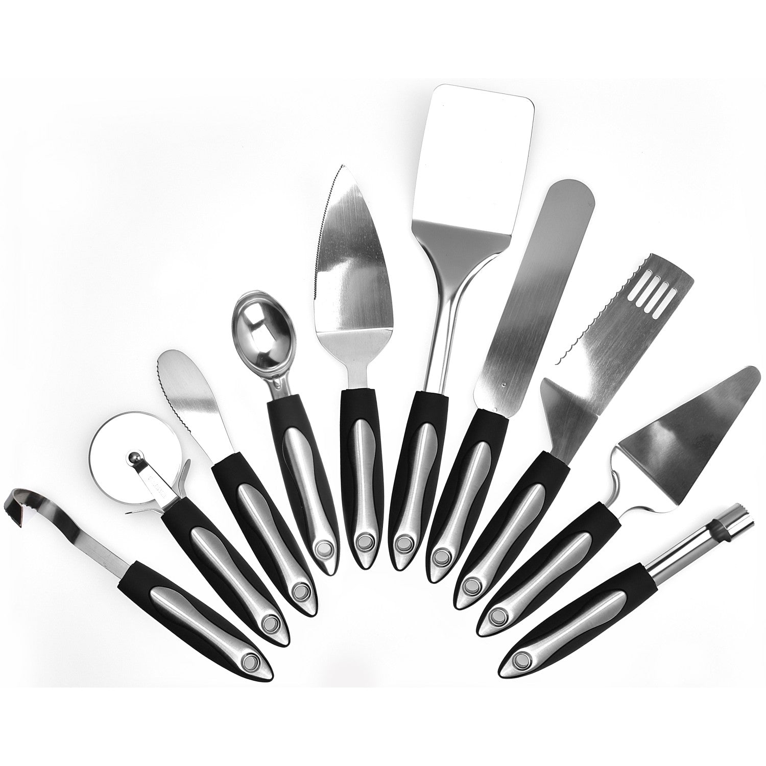 10 Piece Essential Cooking Utensil Kit Stainless Steel C0080A