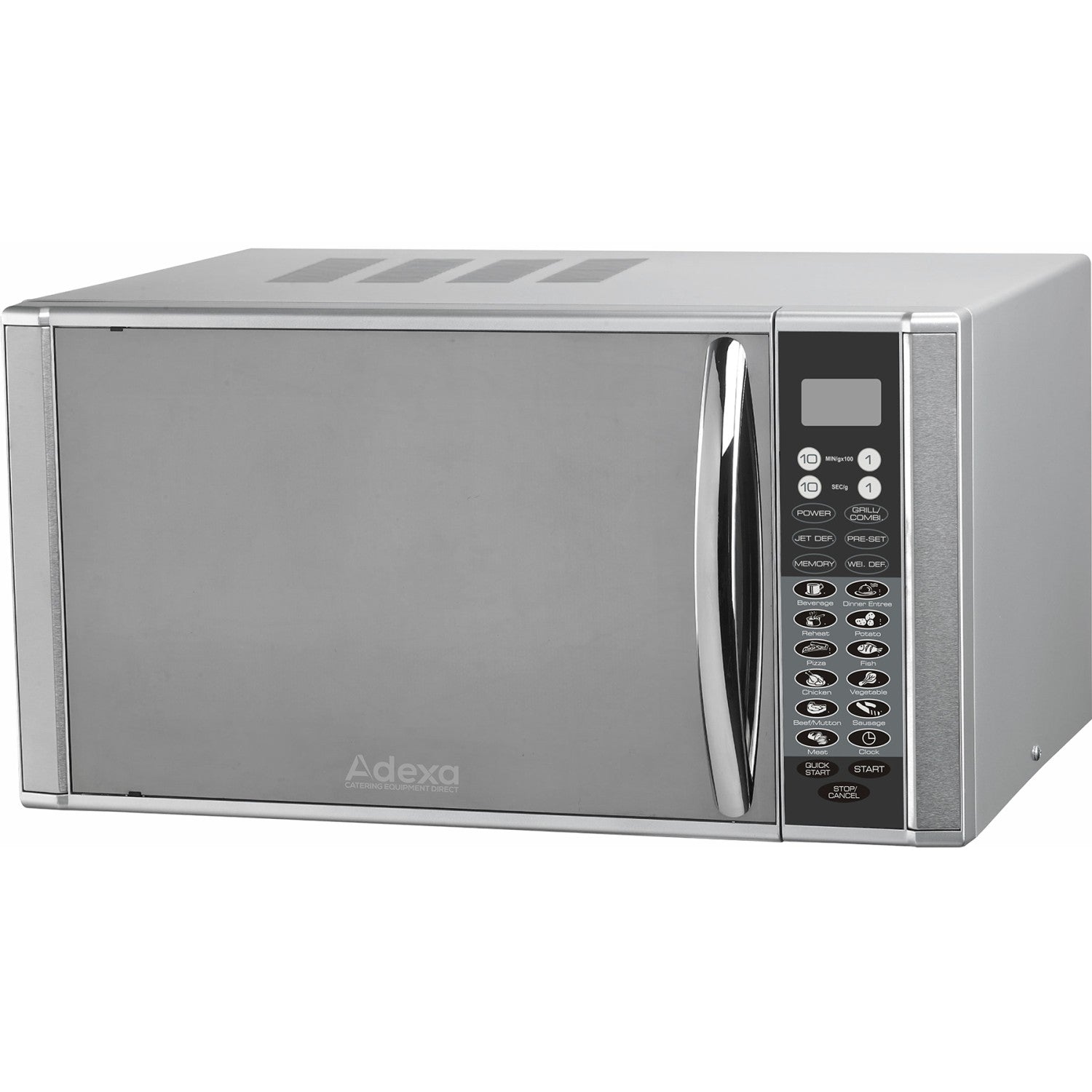 Medium duty Commercial Microwave oven Grill 30 litre 1500W Digital D100N30