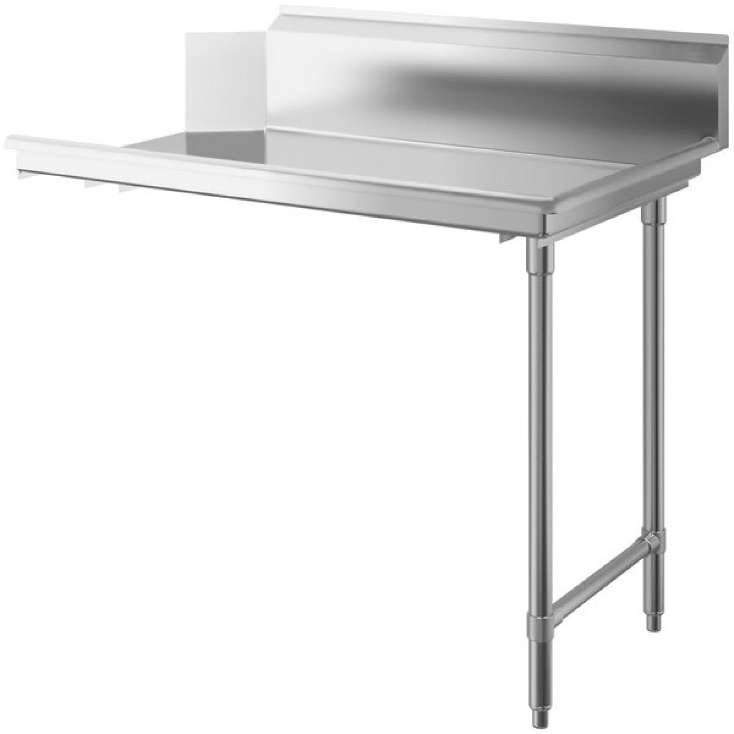Commercial Stainless steel Pass Through Dishwasher Table Right 1219mm Width DCOT3048RIGHT
