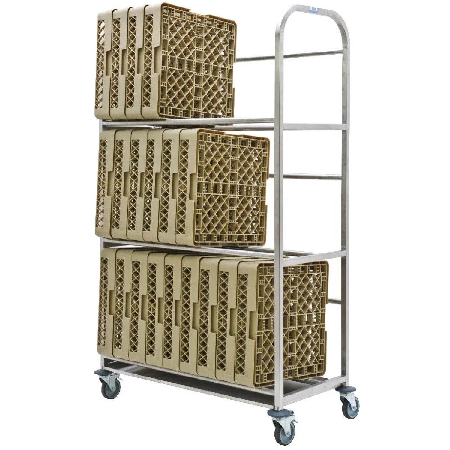Commercial Drip Dry Trolley for Dishwasher baskets Stainless steel 30 baskets 1070x470x1705mm DDT30