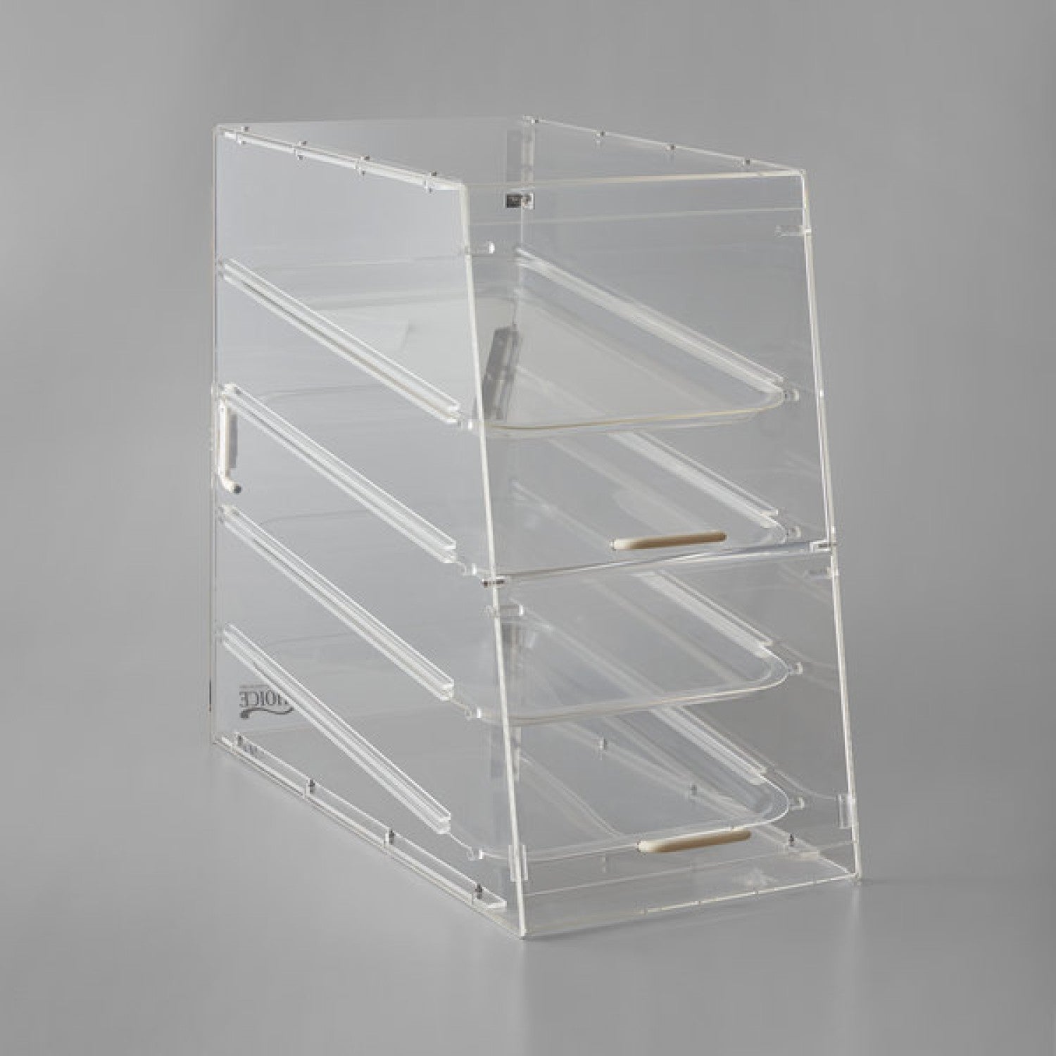 4 Tier Acrylic Bakery Display Case with Front and Rear Doors DETDTBC10904