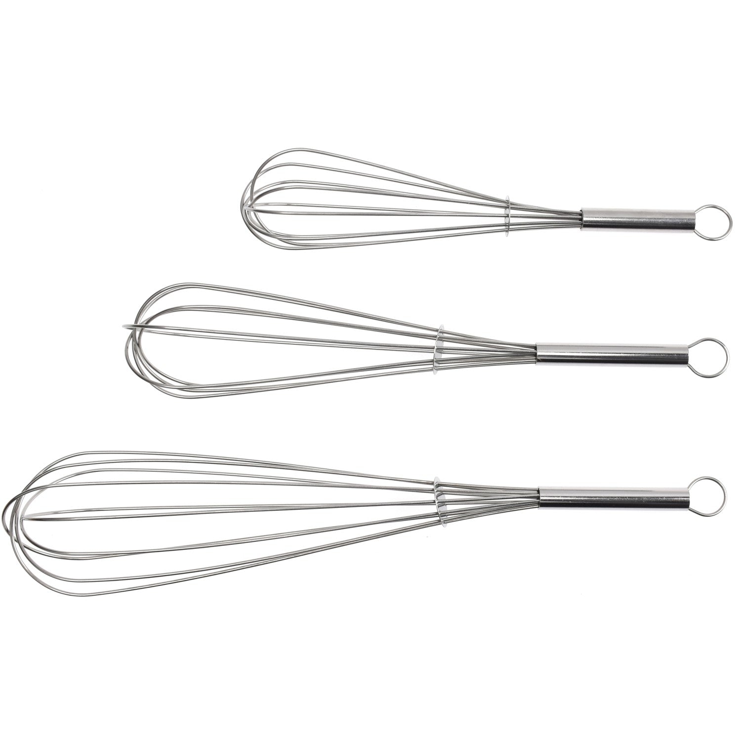 3 Piece Whisk Set Stainless Steel E021