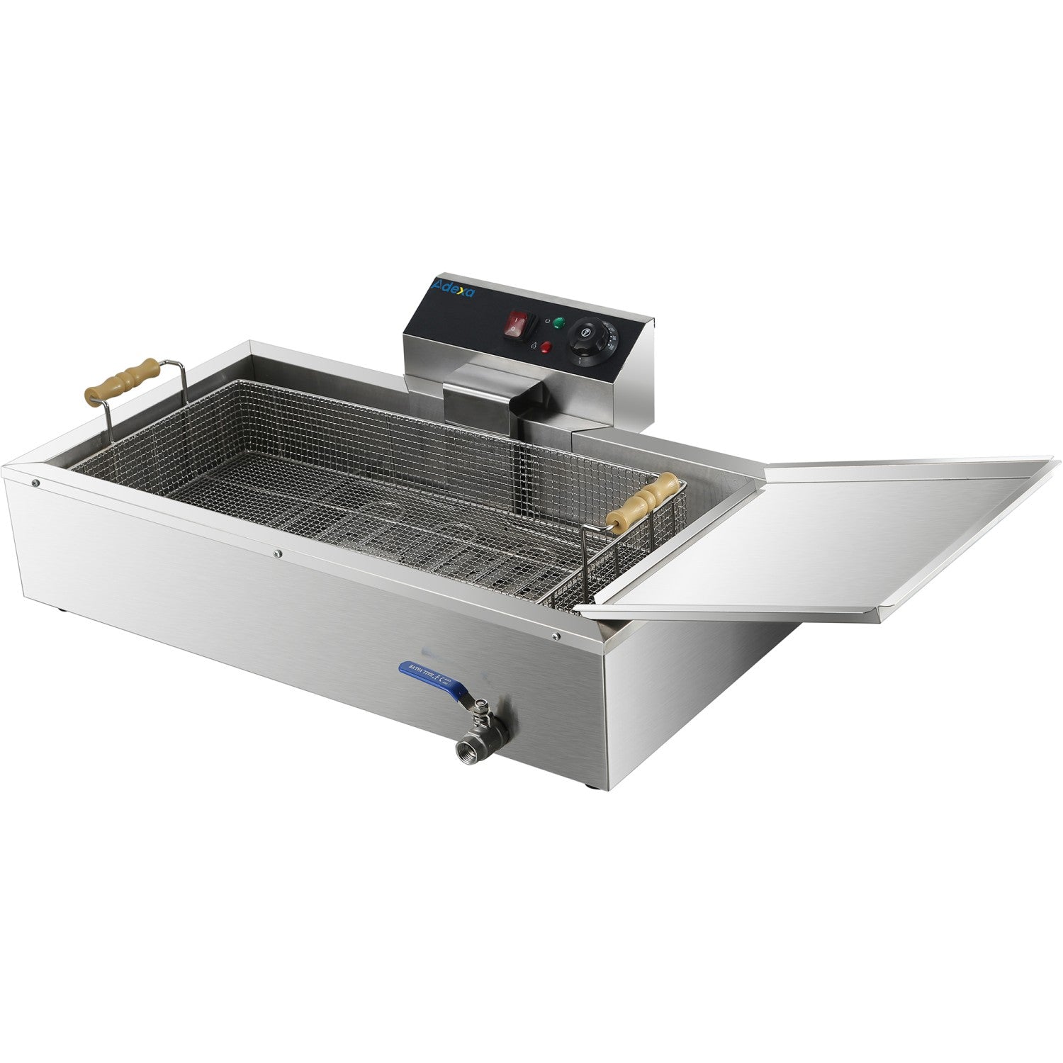 Commercial Fryer Single Electric 13 litre 3.9kW Countertop Drainage tap EF13L