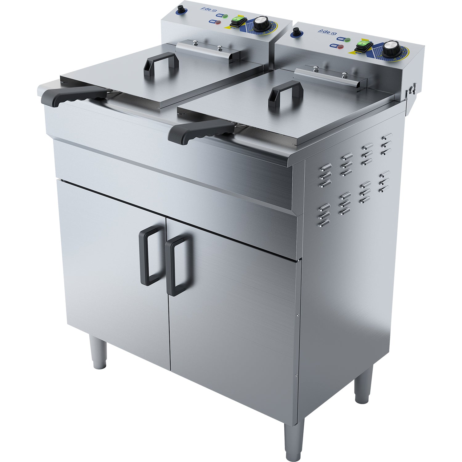 Commercial Fryer Double Electric 2x16 litre 6kW Free standing EF162VC