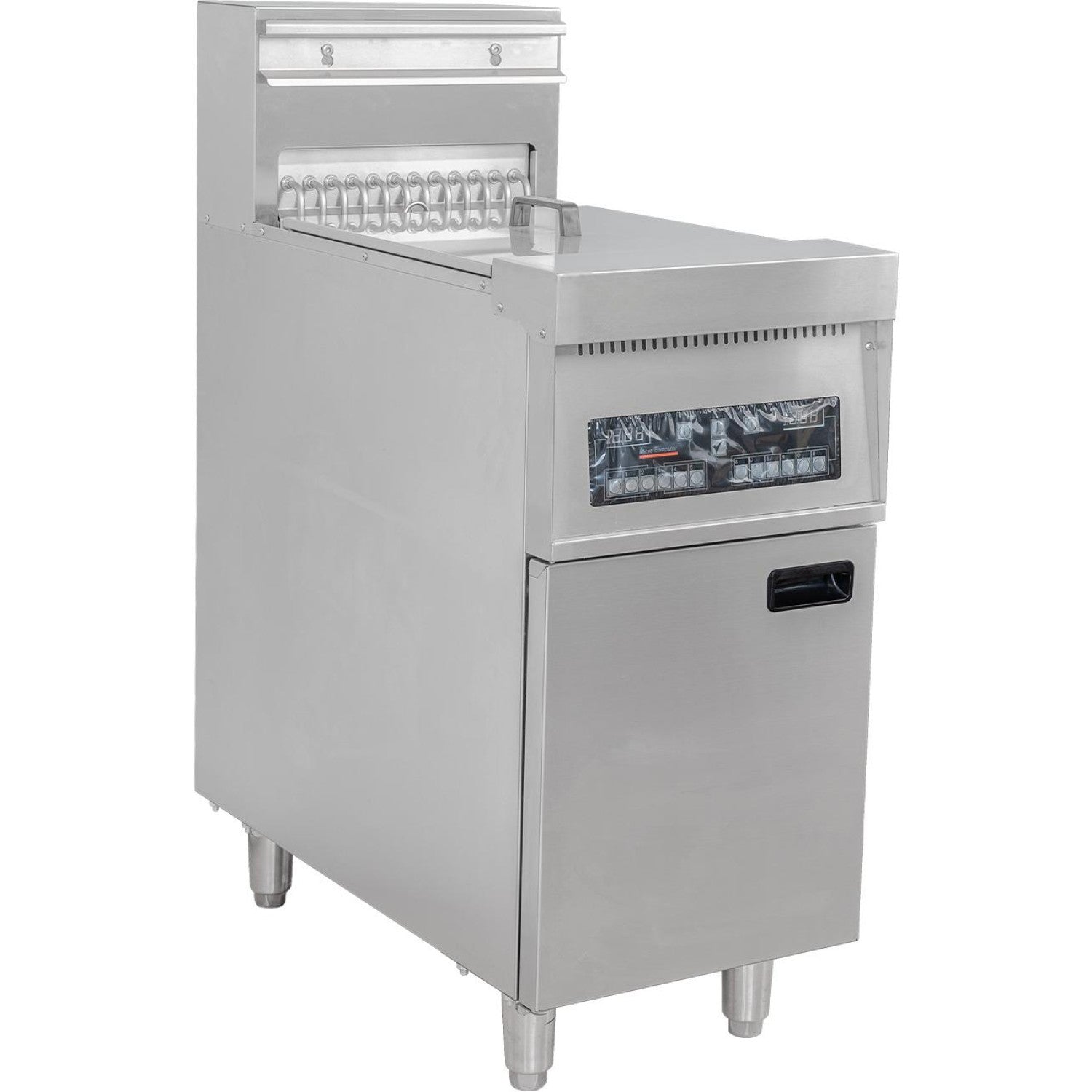Professional Free Standing Electric Fryer Single Tank 28L 400x800x1100 mm