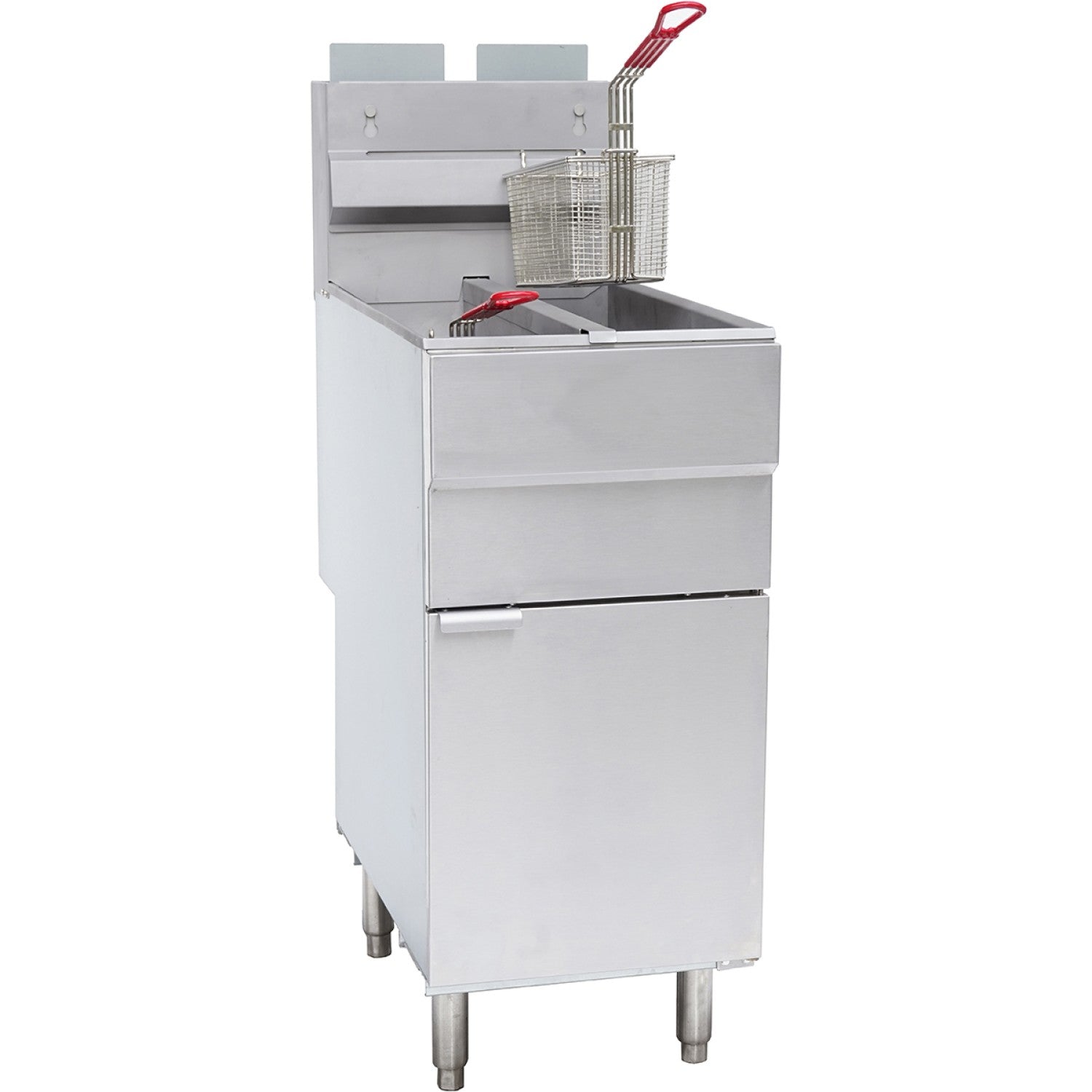 Professional Free standing Fryer Natural gas Twin tank 2x12 litres 35kW