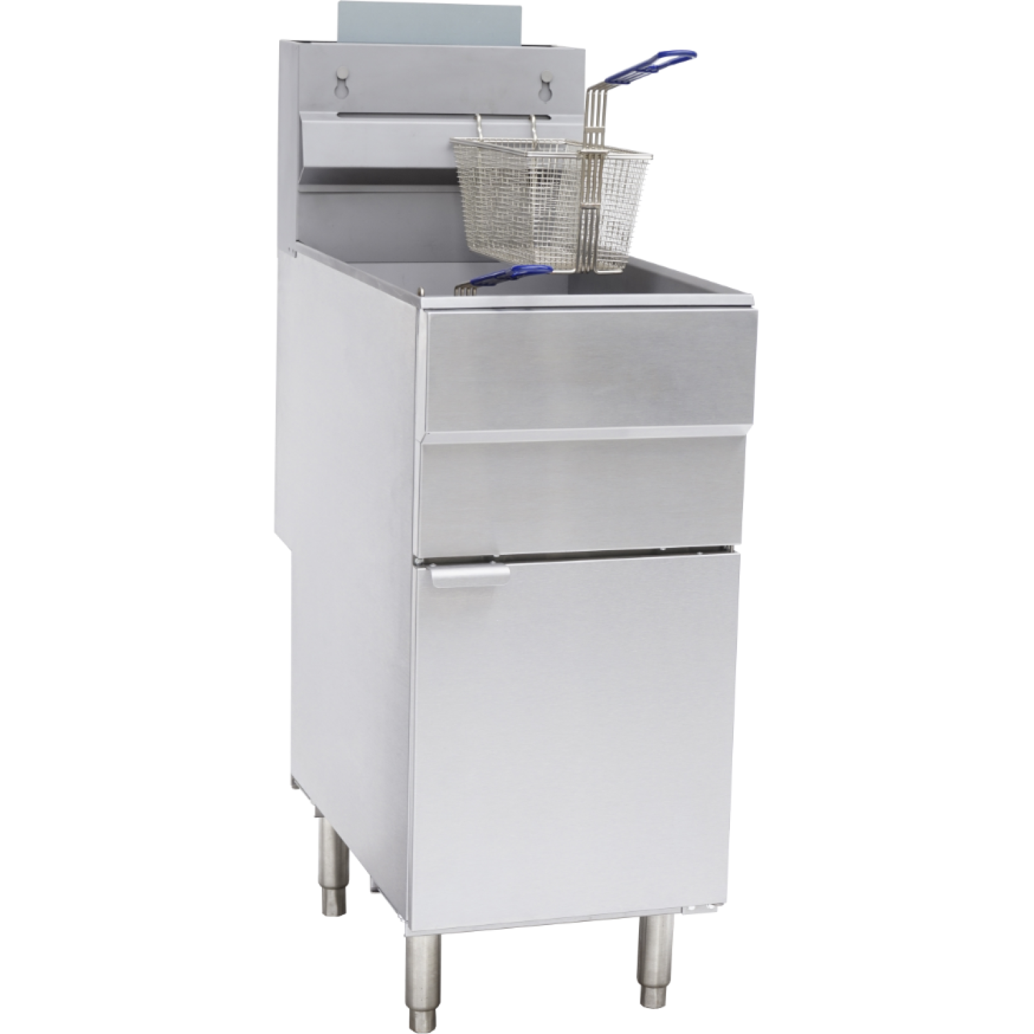 Commercial Gas Tube Fryer 20L Free Standing 26.4kW