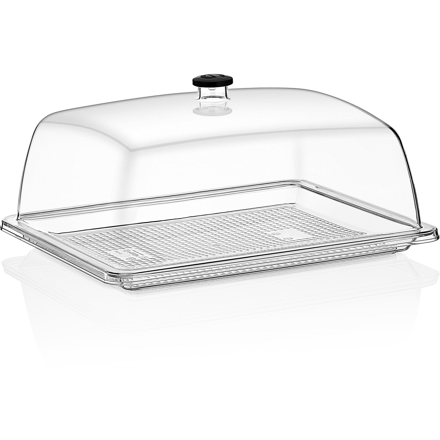 Polycarbonate Gastronorm Tray with Dome Cover GN1/2 Depth 20mm GFT12-GF12