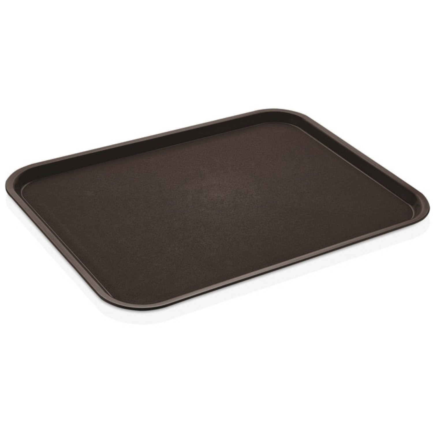 Serving Tray Polypropylene Rectangular 350x260mm Brown GTPP2635BROWN