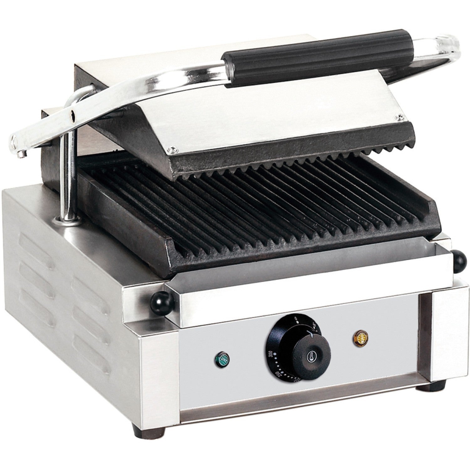Heavy Duty Panini Contact grill Single Ribbed EG01A