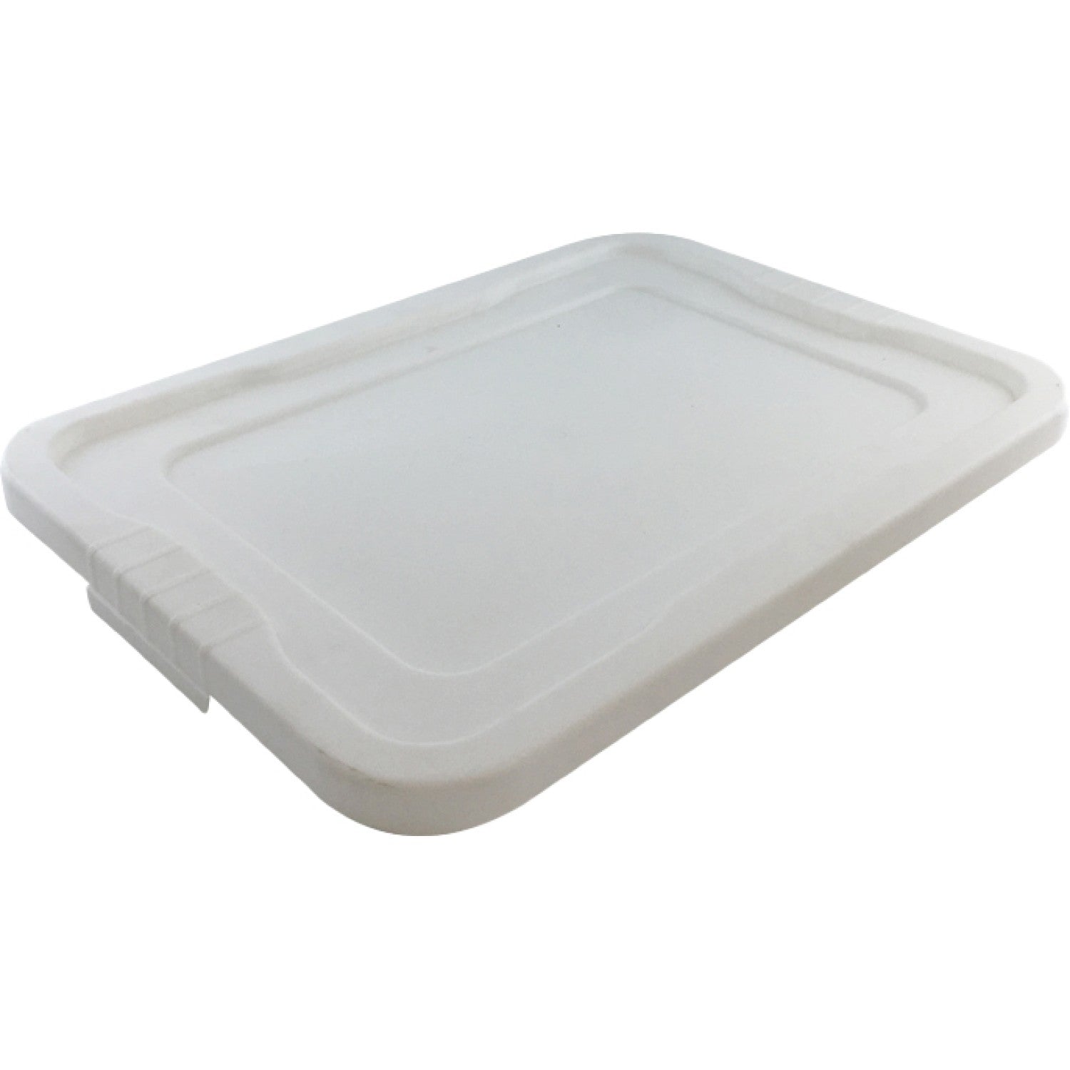 White Polypropylene (PP) Lid for Storage Box 543x386x36mm GZFH506
