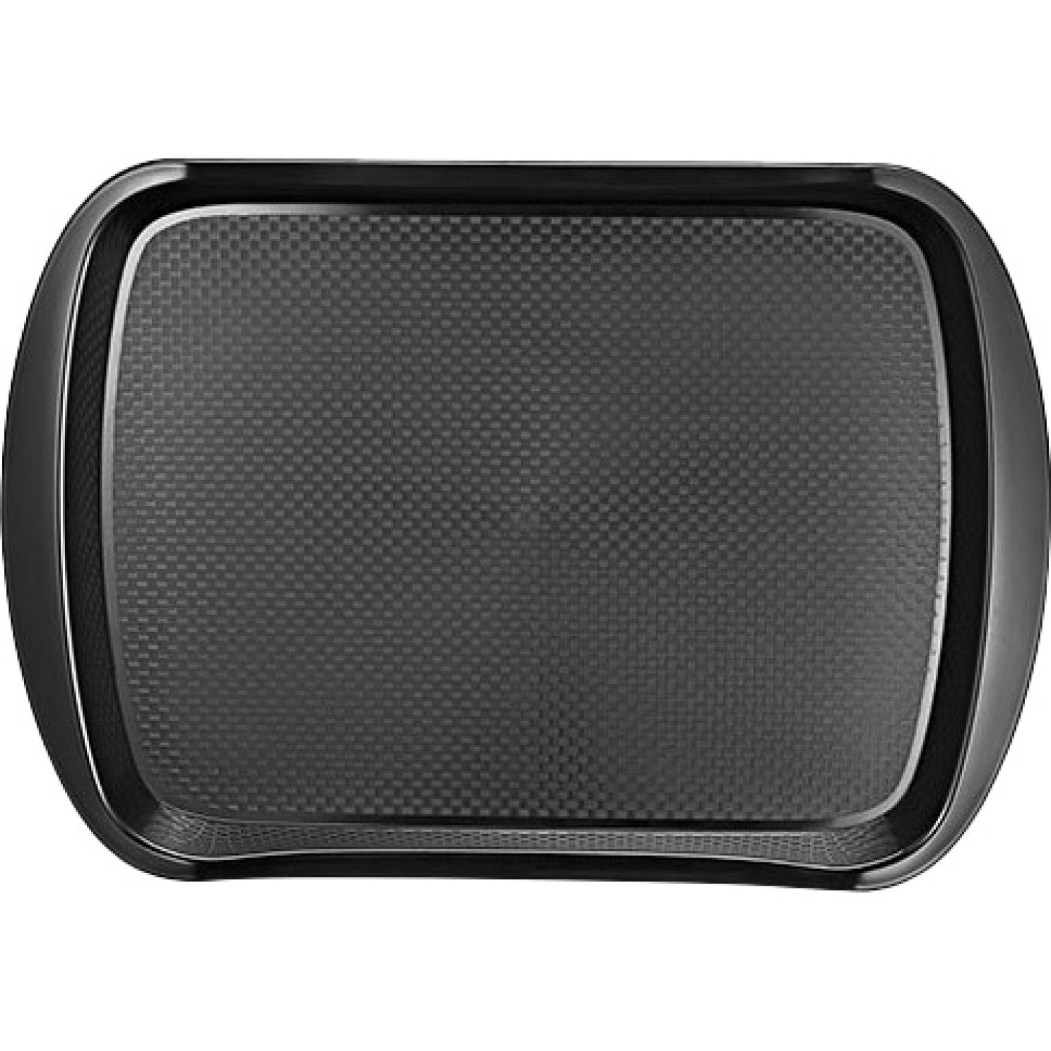 Fast Food Tray Black Polypropylene (PP) 439x306x27mm GZFH704