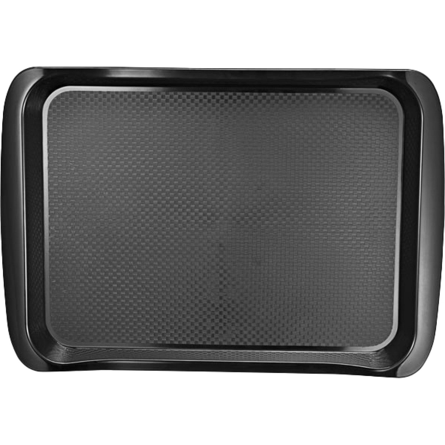 Fast Food Tray Black Polypropylene (PP) 445x307x30mm GZFH706