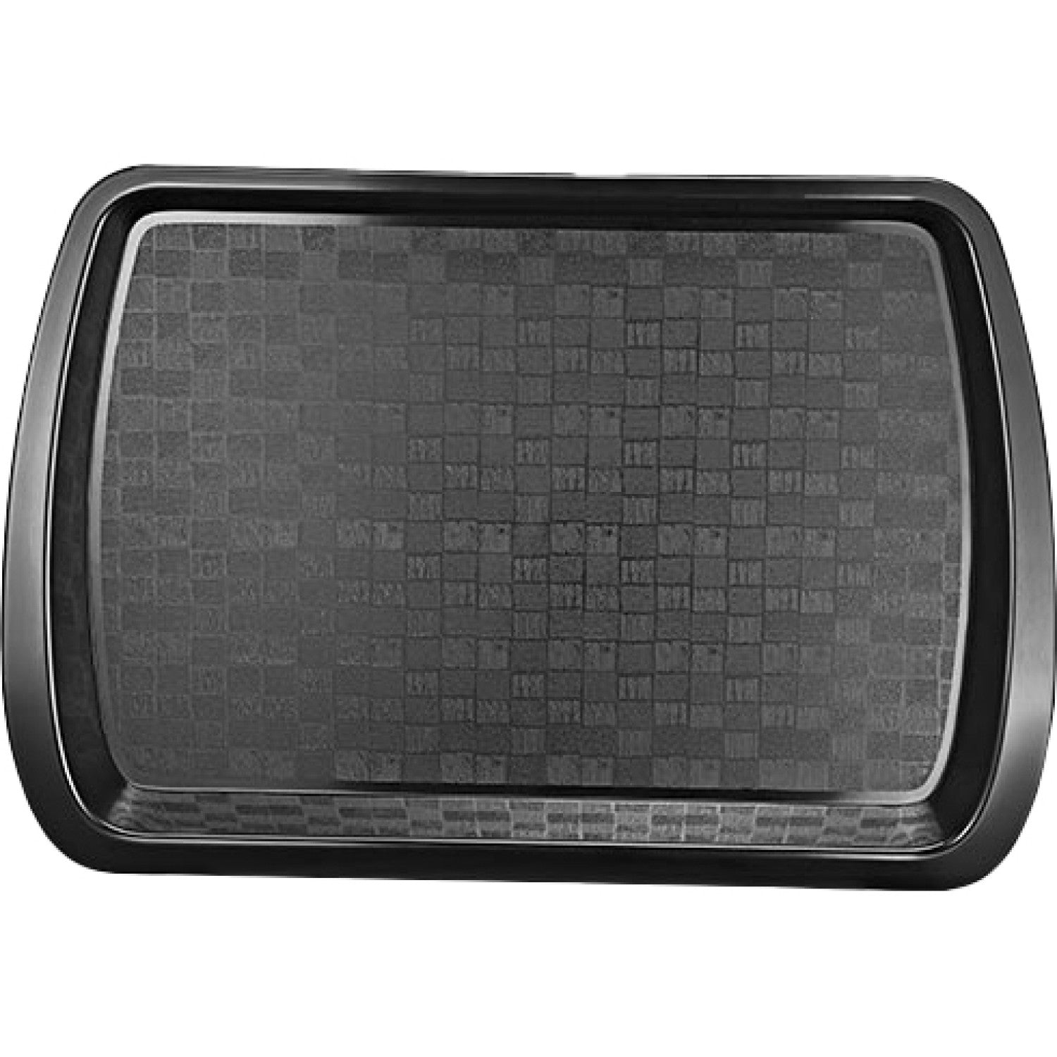 Fast Food Tray Black Polypropylene (PP) 439x301x32mm GZFH708