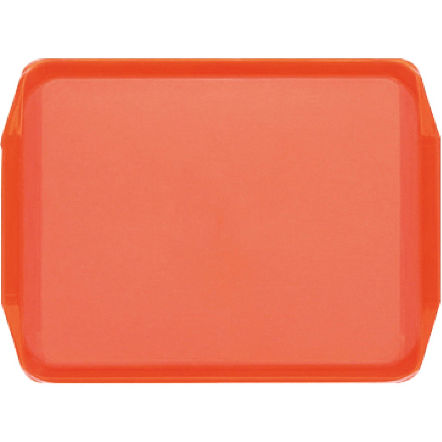 Fast Food Tray Orange ABS Plastic 455x325x25mm GZFH7108