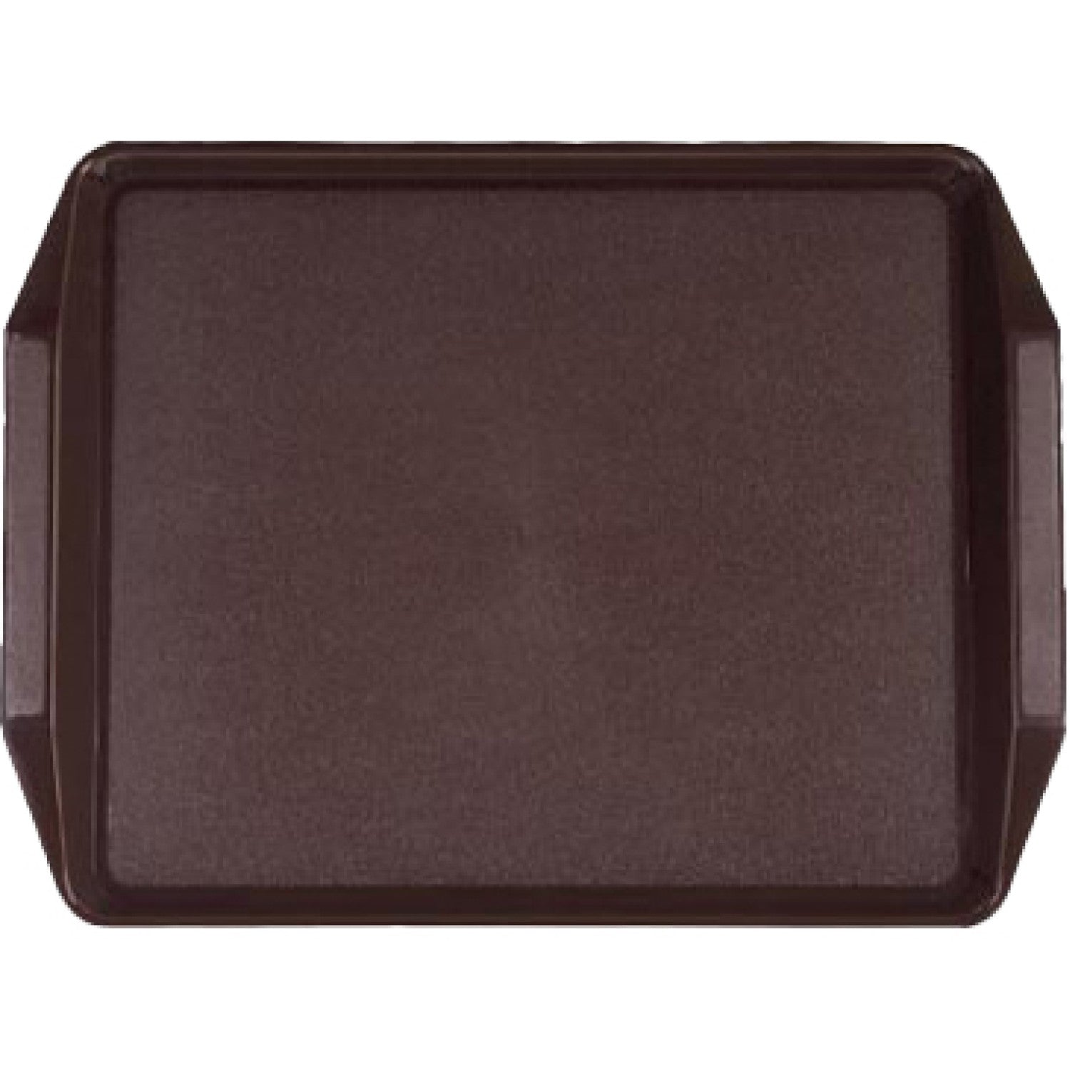 Fast Food Tray Brown ABS Plastic 455x325x25mm GZFH7112