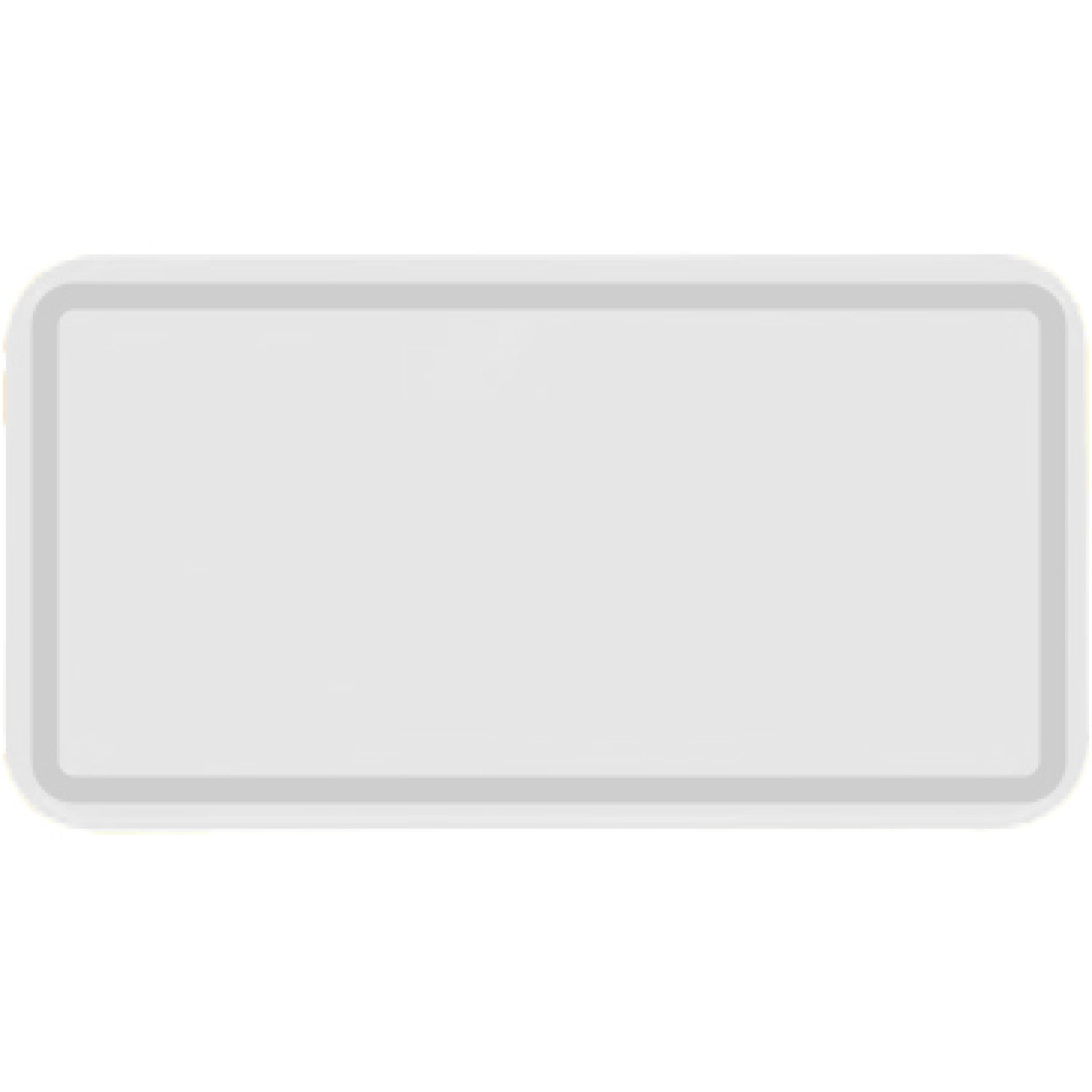 Display Tray White ABS Plastic 353x186x23mm GZFH7126