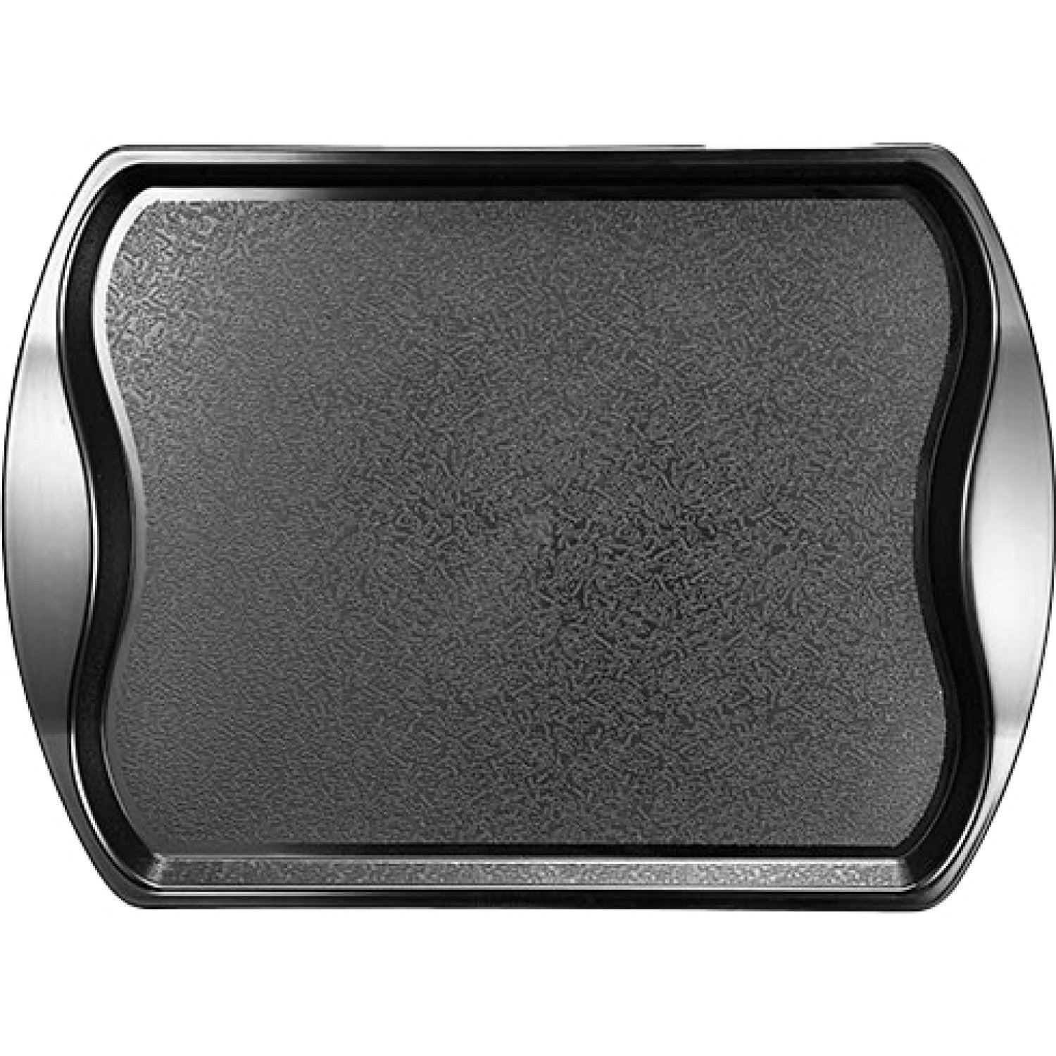 Fast Food Tray Black Polypropylene (PP) 438x304x28mm GZFH714