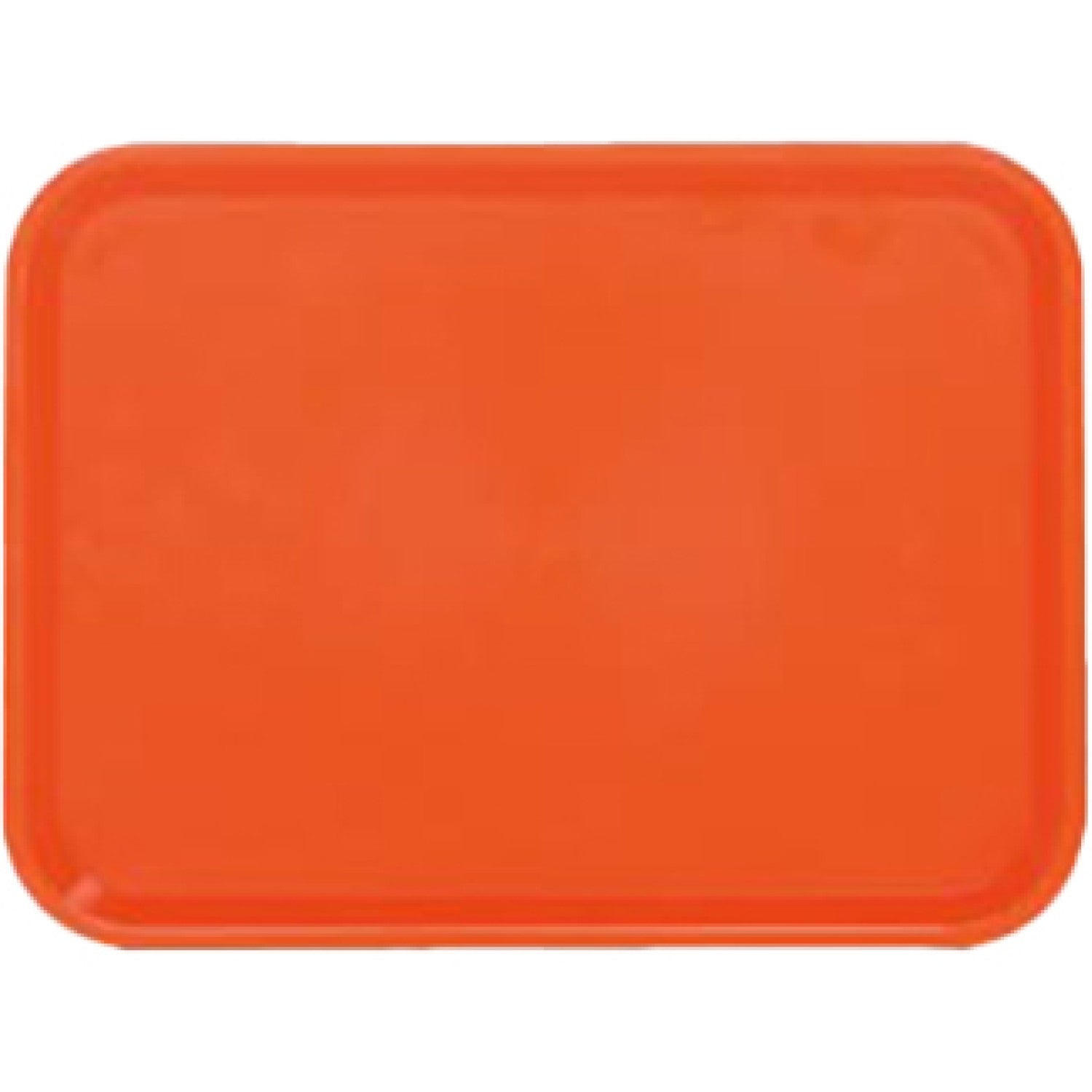 Fast Food Tray Orange ABS Plastic 267x200x16mm GZFH726