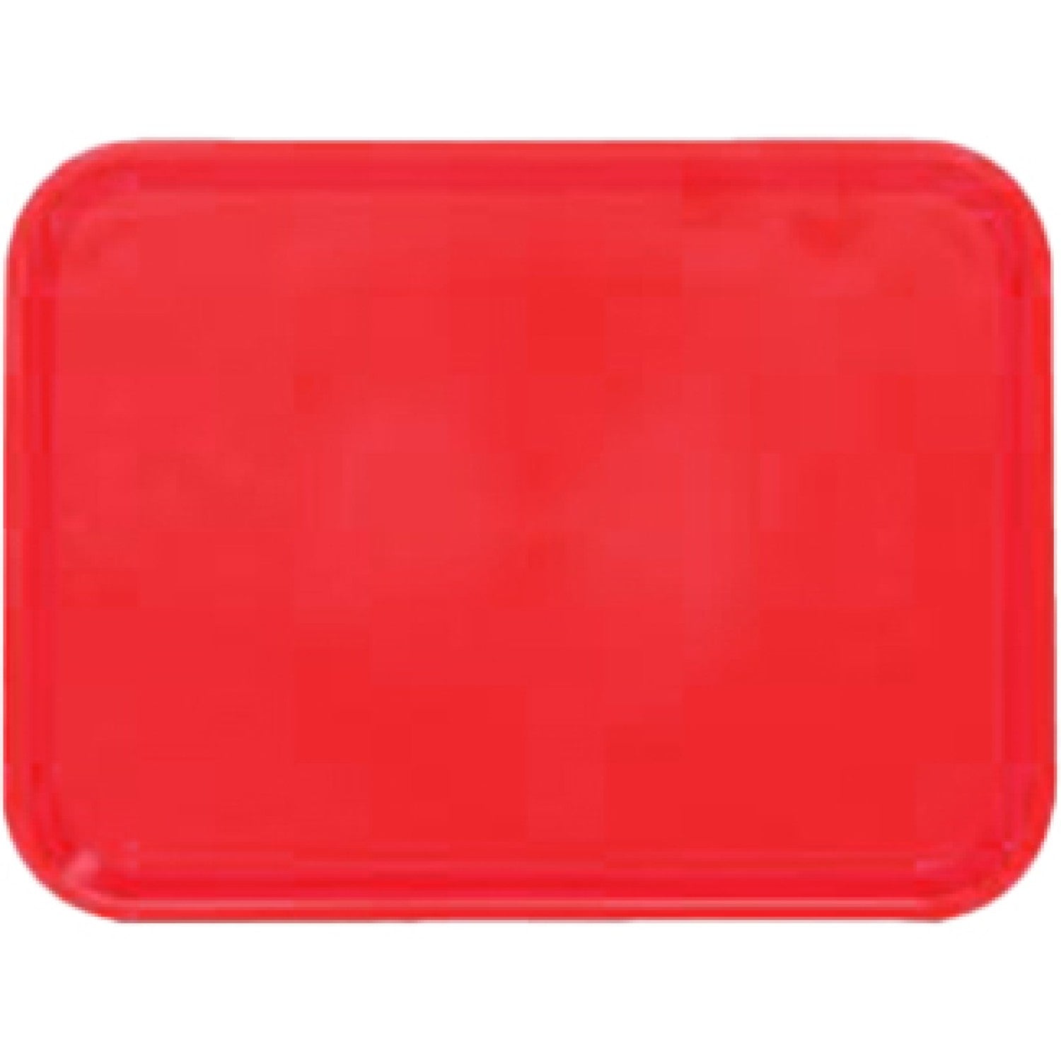 Fast Food Tray Red ABS Plastic 267x200x16mm GZFH728