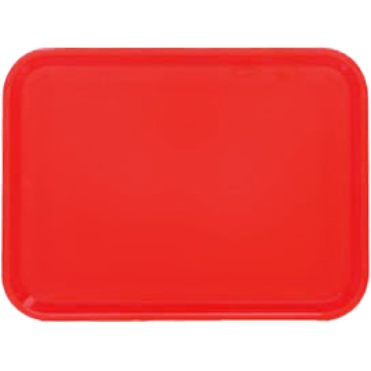 Fast Food Tray Red ABS Plastic 400x285x19mm GZFH729