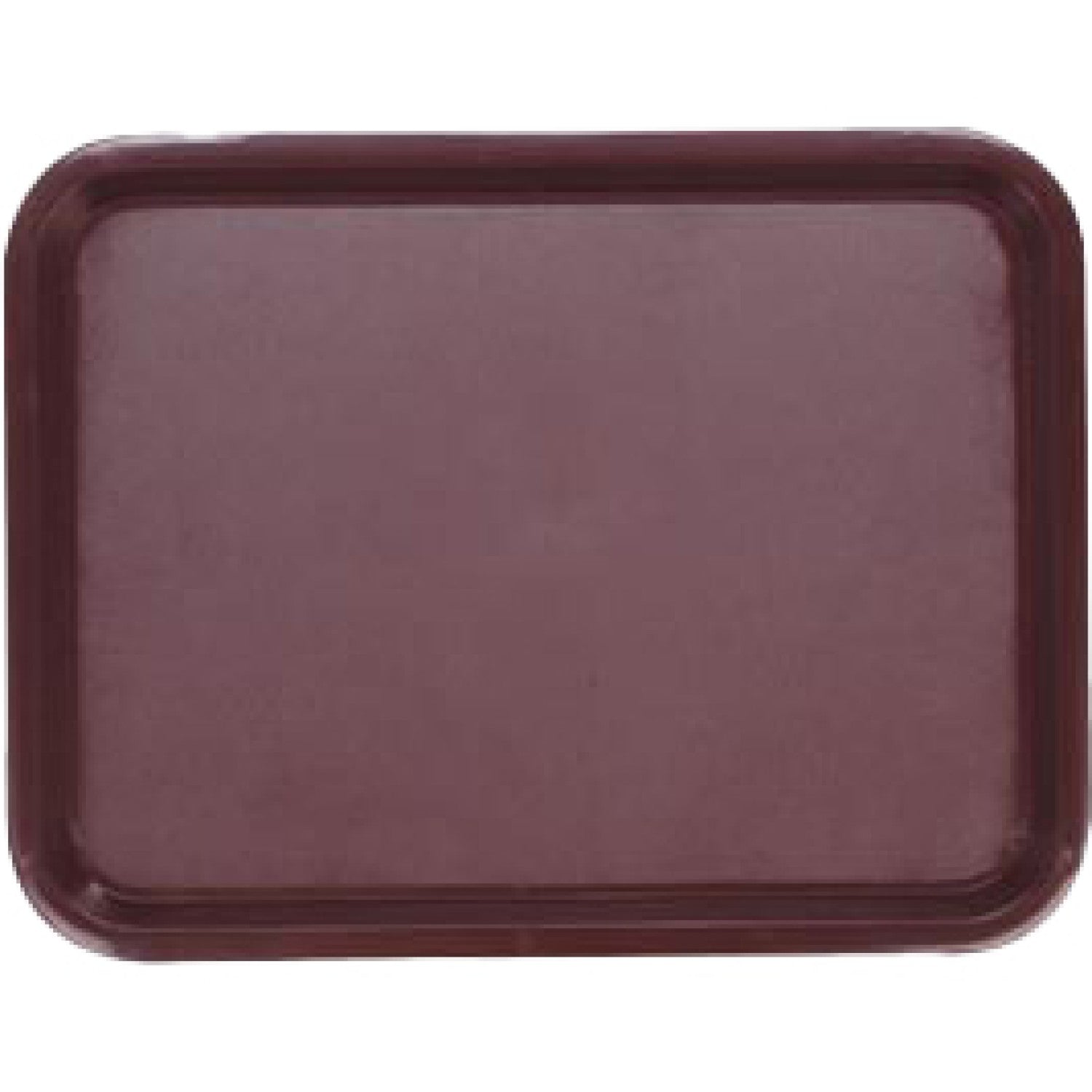 Fast Food Tray Brown ABS Plastic 400x285x19mm GZFH733