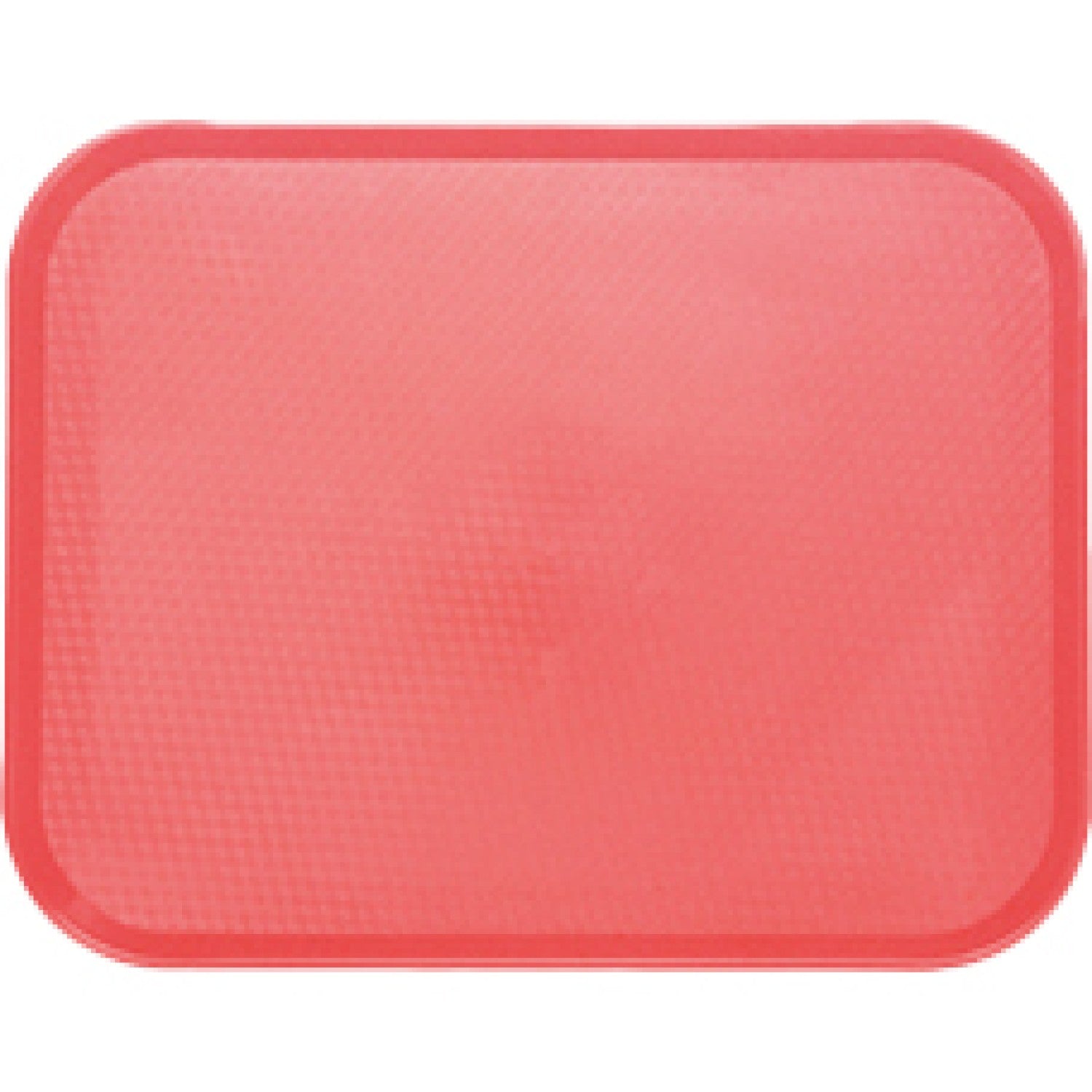 Fast Food Tray Red Polypropylene (PP) 341x262x19mm GZFH750